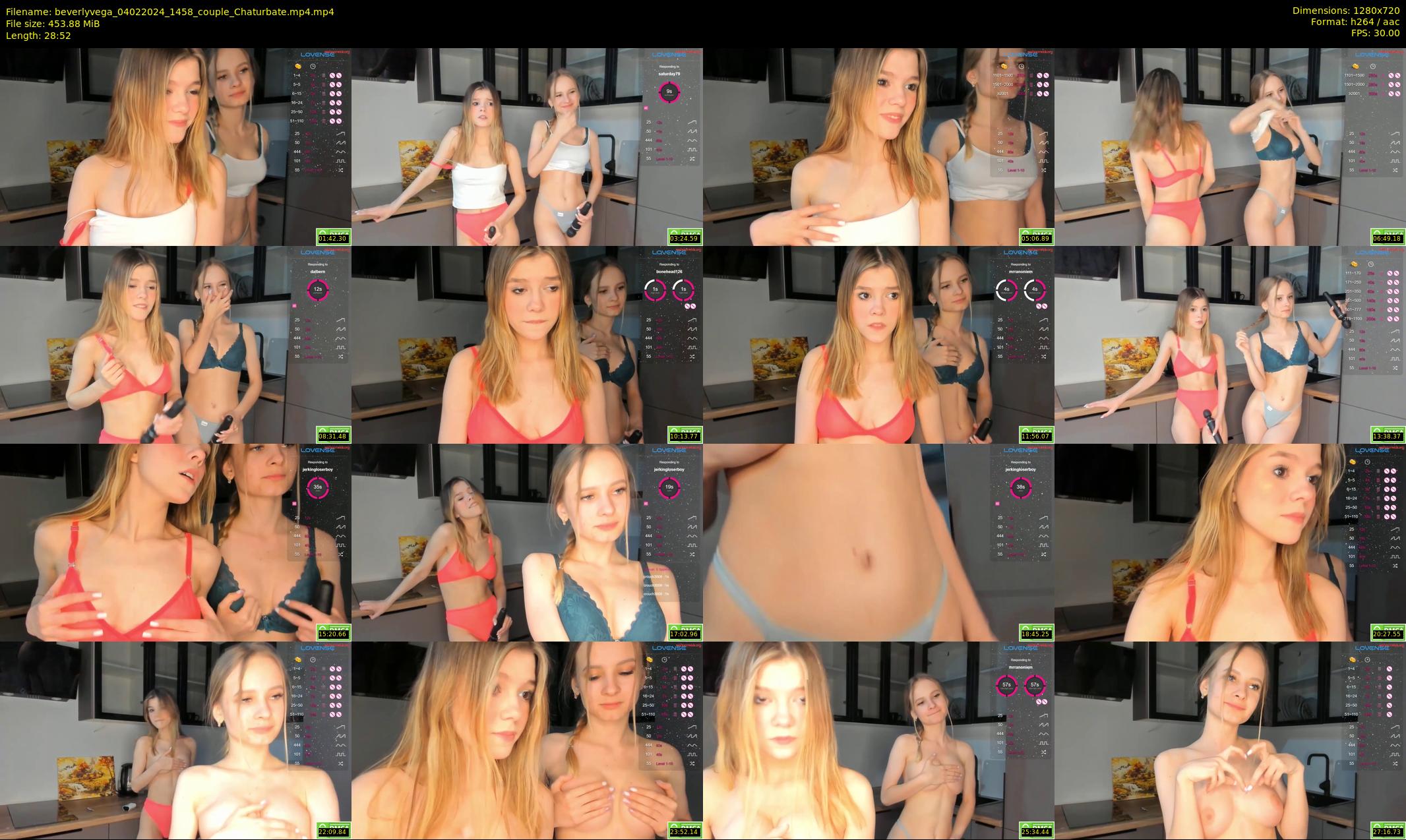 beverlyvega — 29 minute Chaturbate couple cam show recording, 720p, Feb 4, 2024