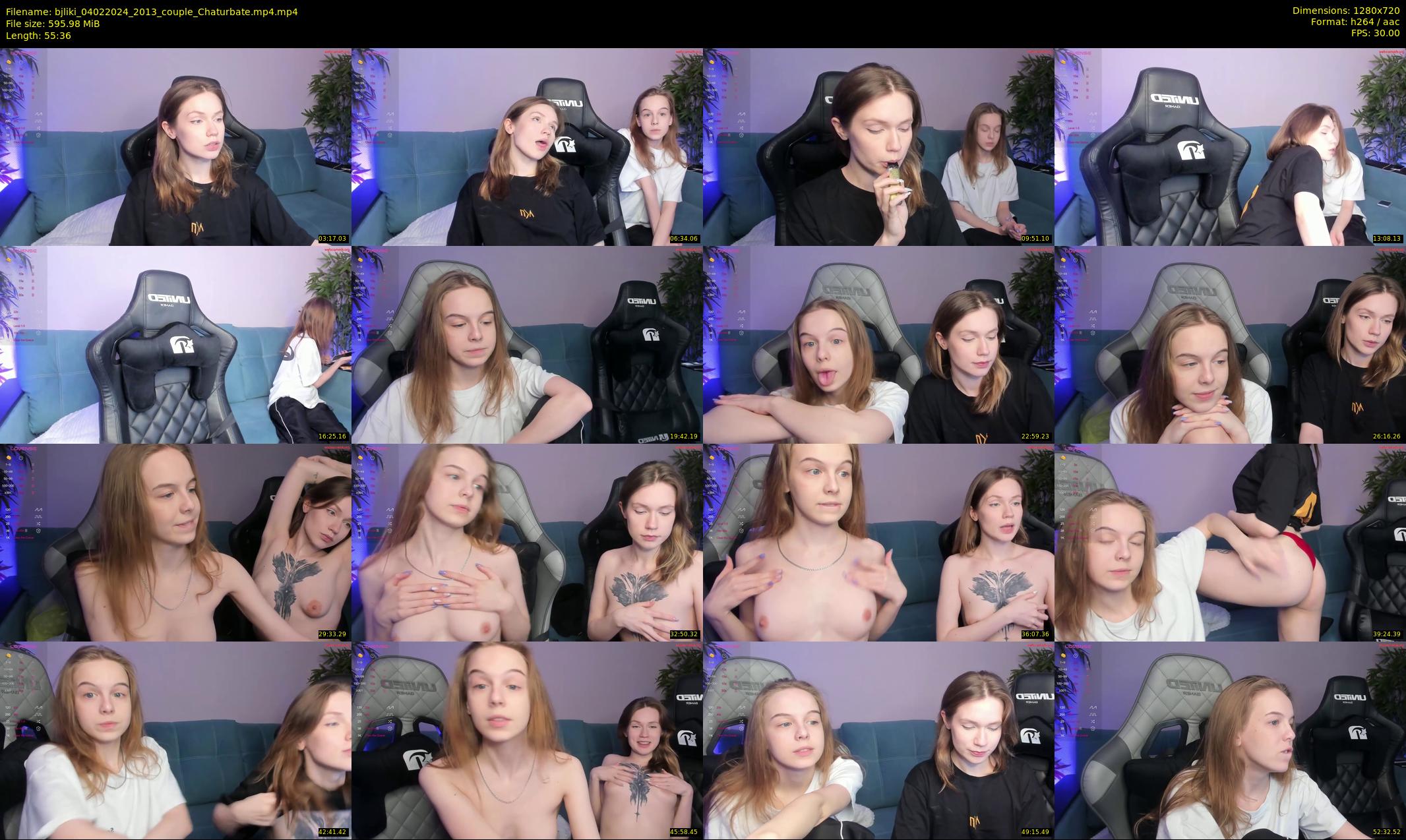 bjliki — 56 minute Chaturbate couple cam show recording, 720p, Feb 4, 2024
