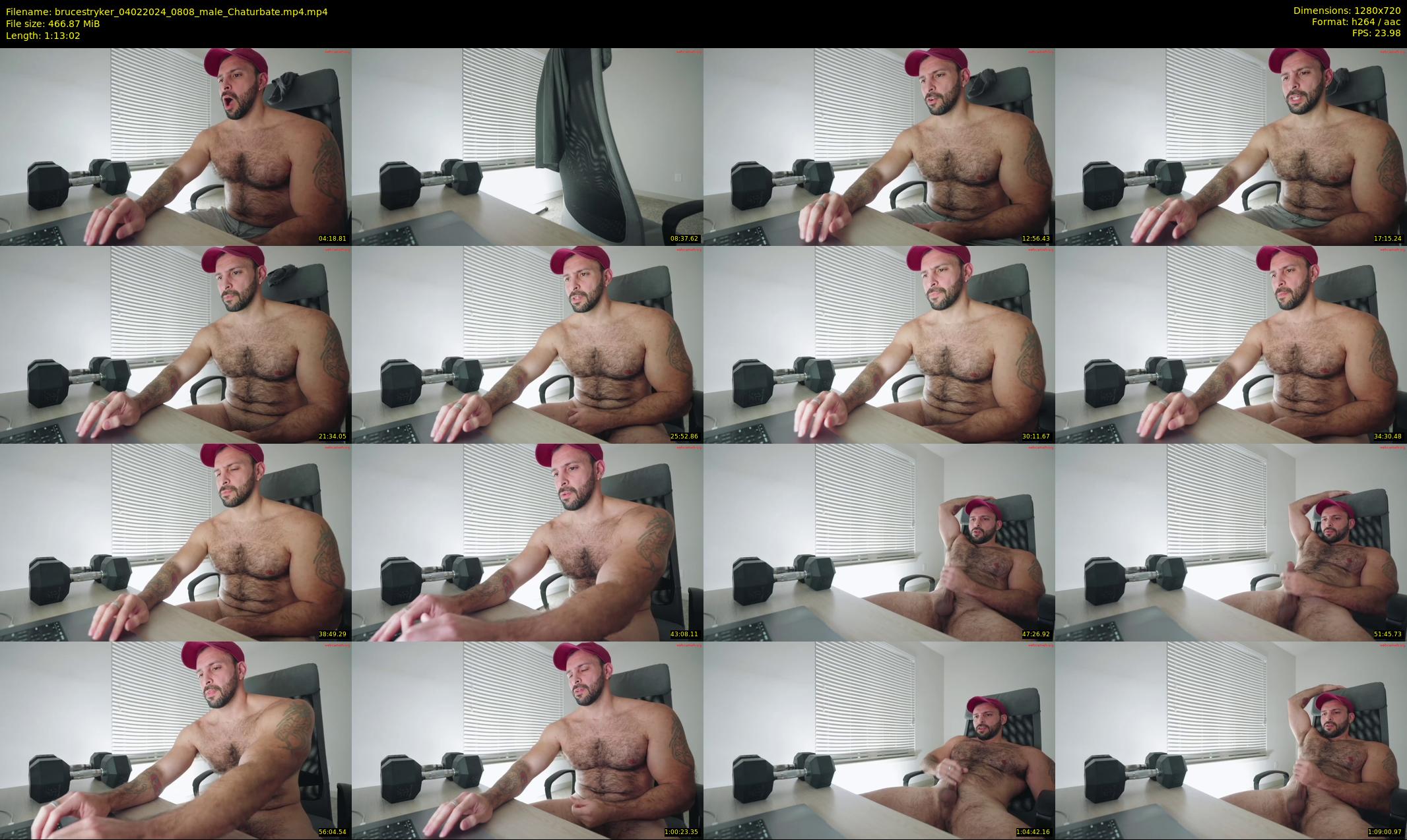 brucestryker — 74 minute Chaturbate male cam show recording, 720p, Feb 4, 2024