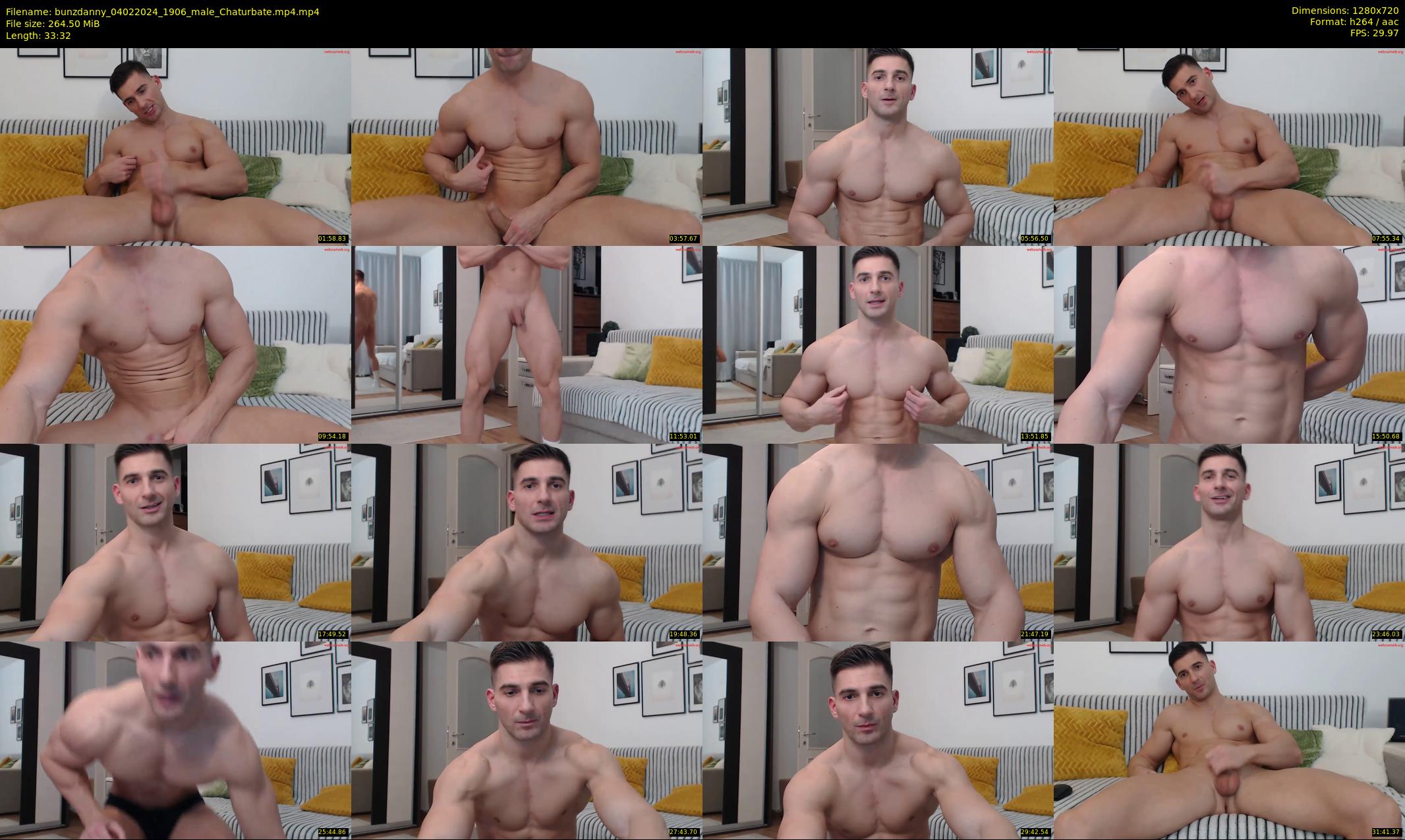 bunzdanny — 34 minute Chaturbate male cam show recording, 720p, Feb 4, 2024