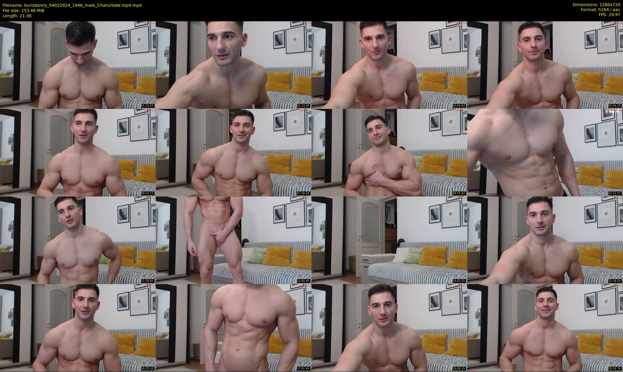 bunzdanny — 22 minute Chaturbate male cam show recording, 720p, Feb 4, 2024