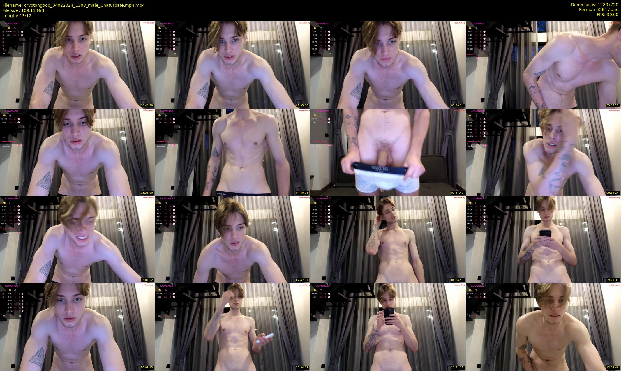 cryptongood — 14 minute Chaturbate male cam show recording, 720p, Feb 4, 2024