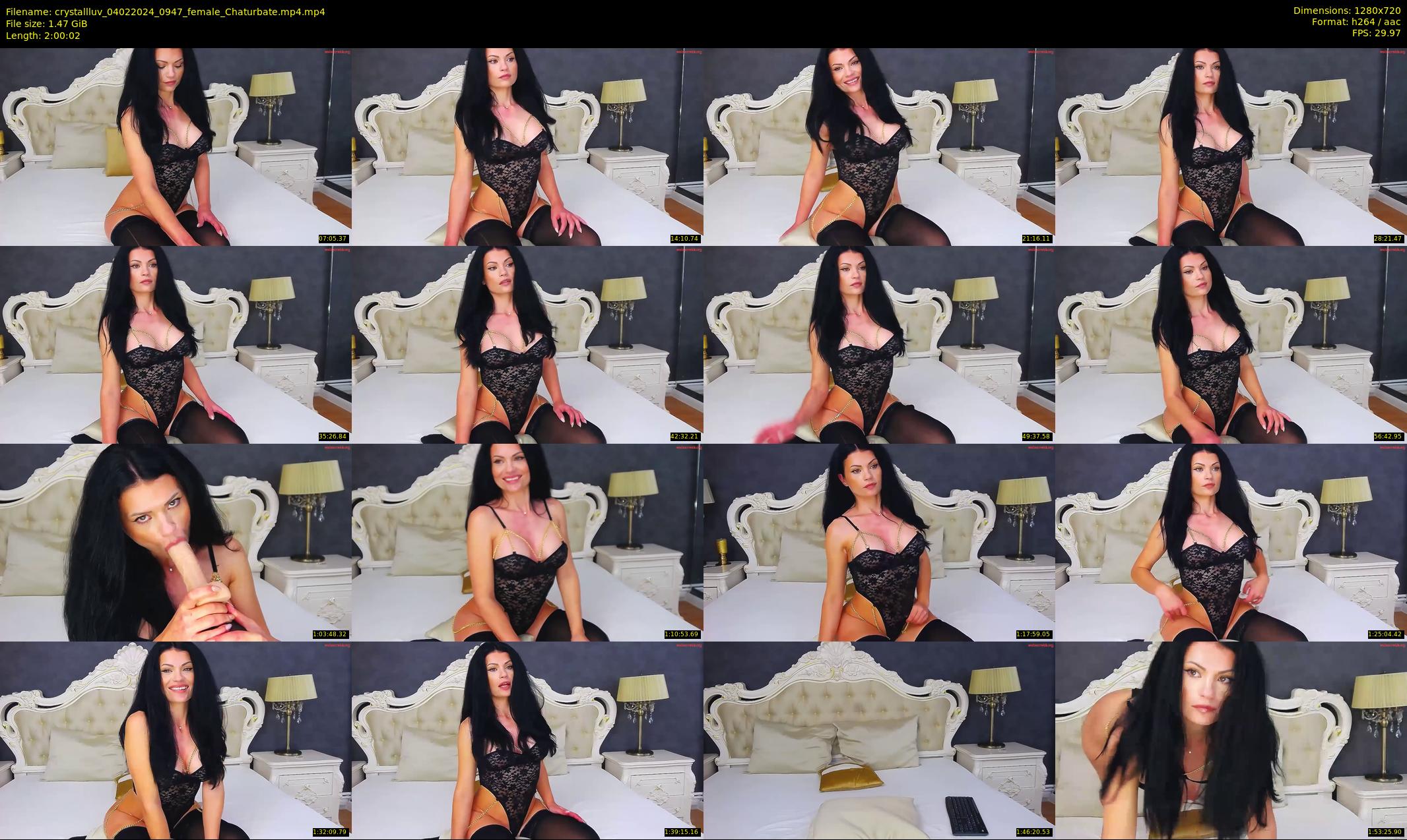 crystallluv — 121 minute Chaturbate female cam show recording, 720p, Feb 4, 2024