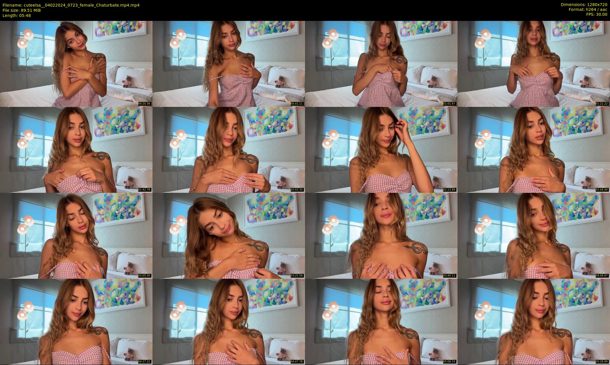 cuteelsa_ — 6 minute Chaturbate female cam show recording, 720p, Feb 4, 2024