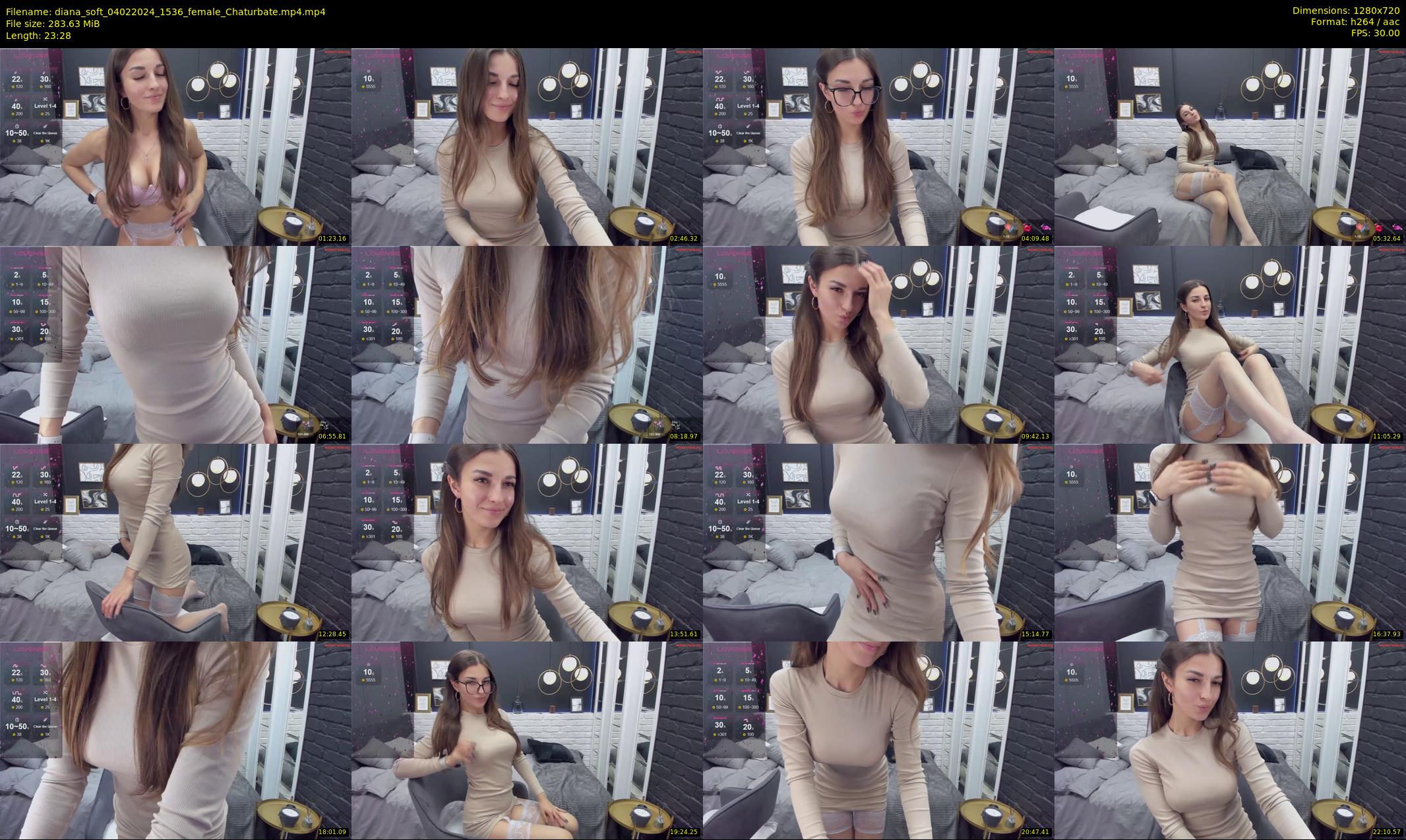 diana_soft — 24 minute Chaturbate female cam show recording, 720p, Feb 4, 2024