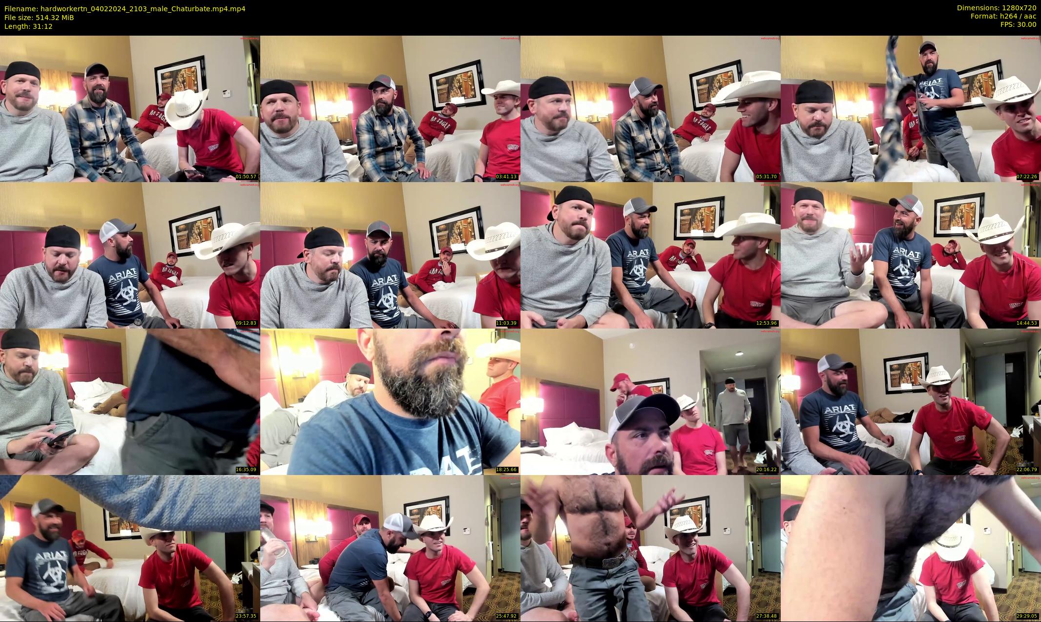 hardworkertn — 32 minute Chaturbate male cam show recording, 720p, Feb 4, 2024