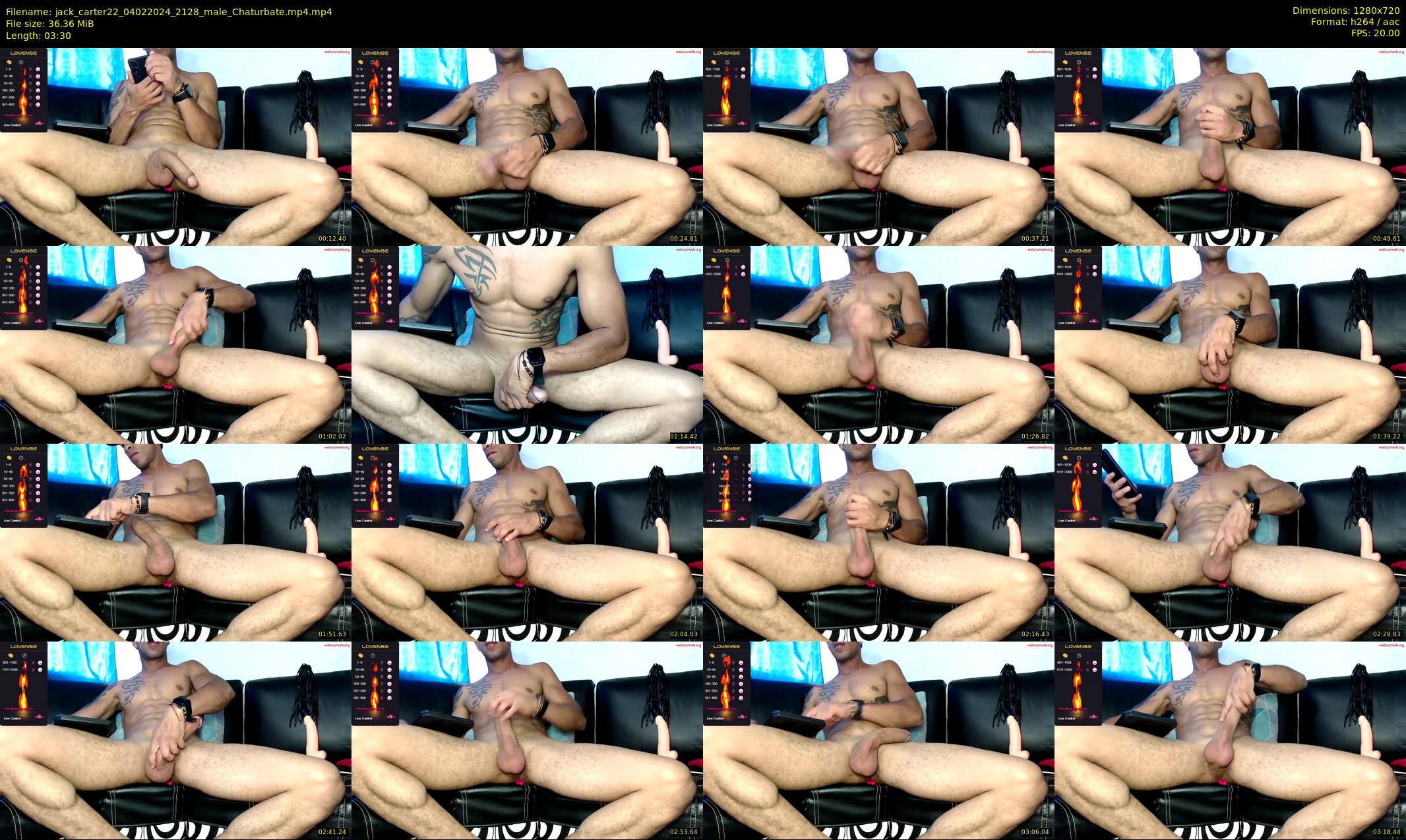 jack_carter22 — 4 minute Chaturbate male cam show recording, 720p, Feb 4, 2024