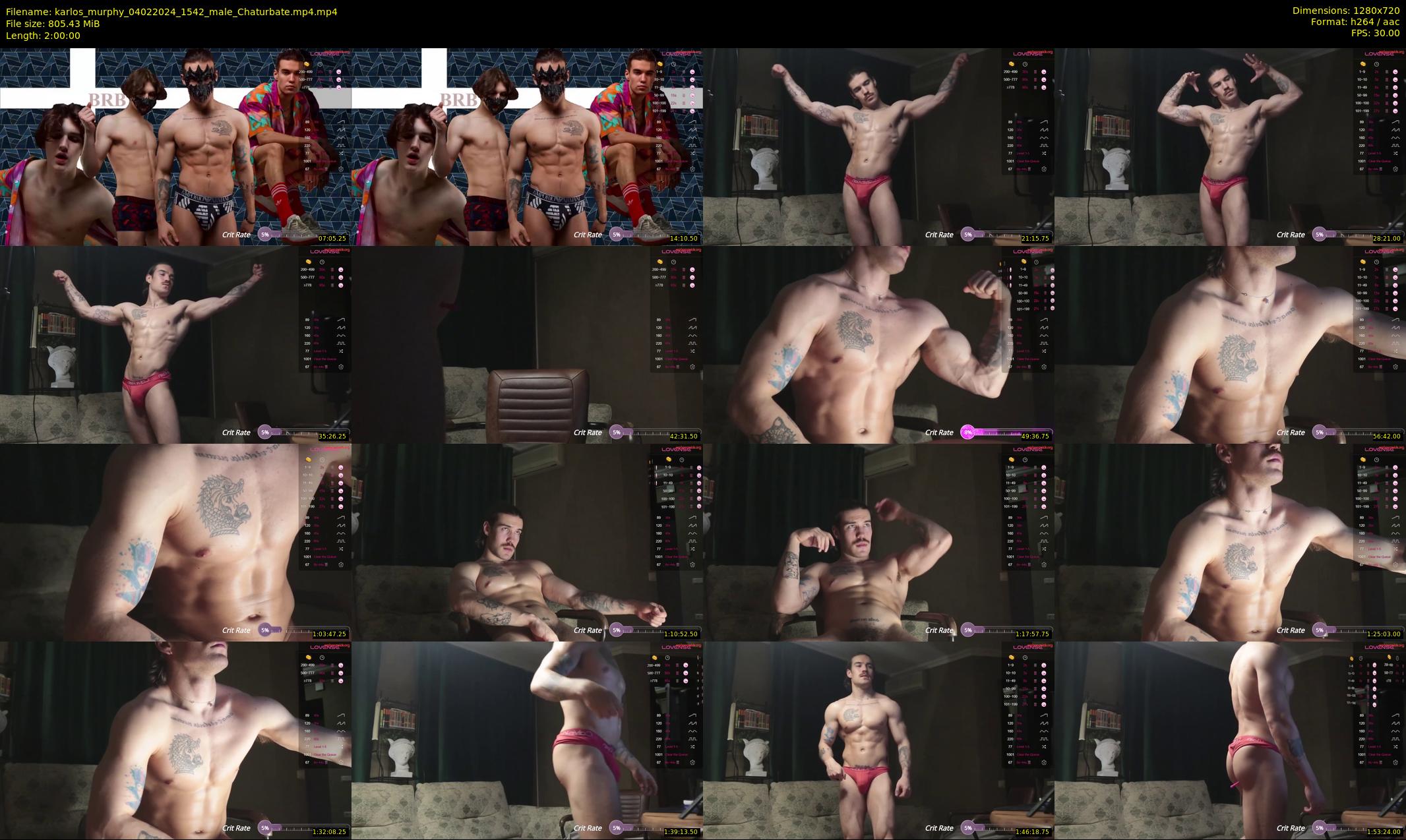 karlos_murphy — 120 minute Chaturbate male cam show recording, 720p, Feb 4, 2024