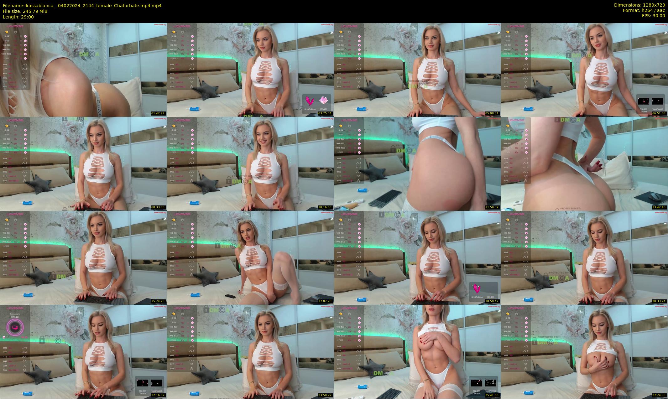 kassablanca_ — 29 minute Chaturbate female cam show recording, 720p, Feb 4, 2024