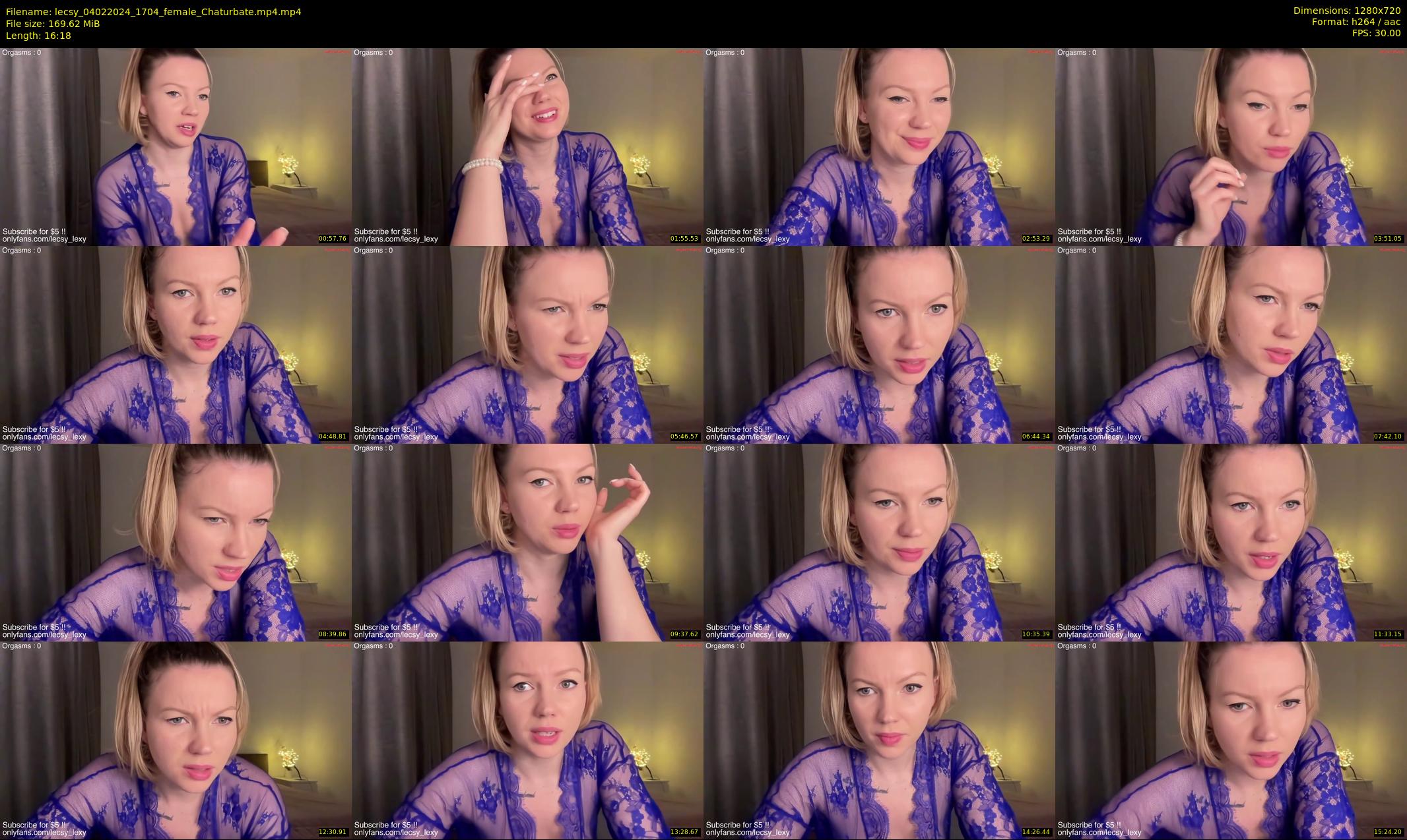 lecsy — 17 minute Chaturbate female cam show recording, 720p, Feb 4, 2024