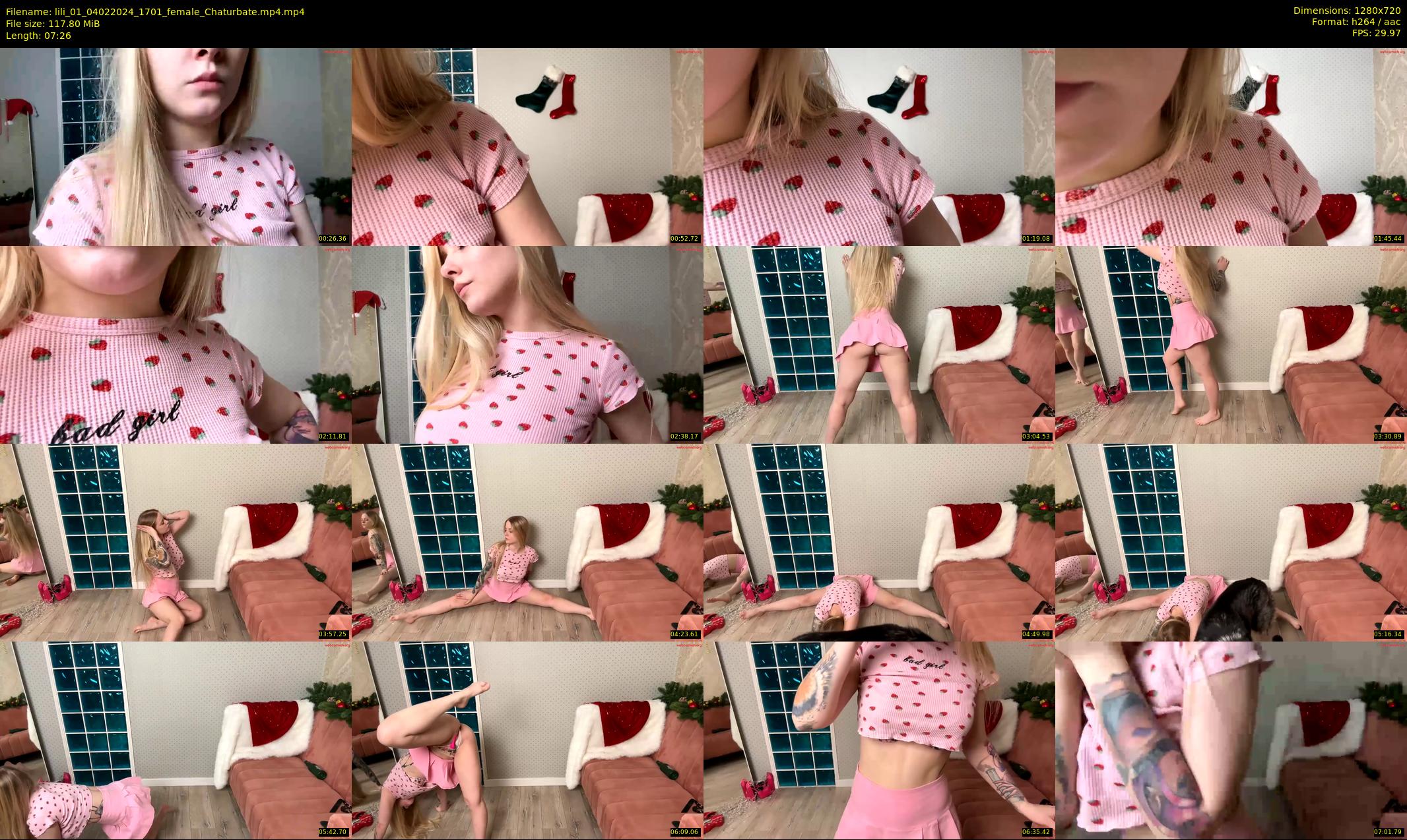 lili_01 — 8 minute Chaturbate female cam show recording, 720p, Feb 4, 2024