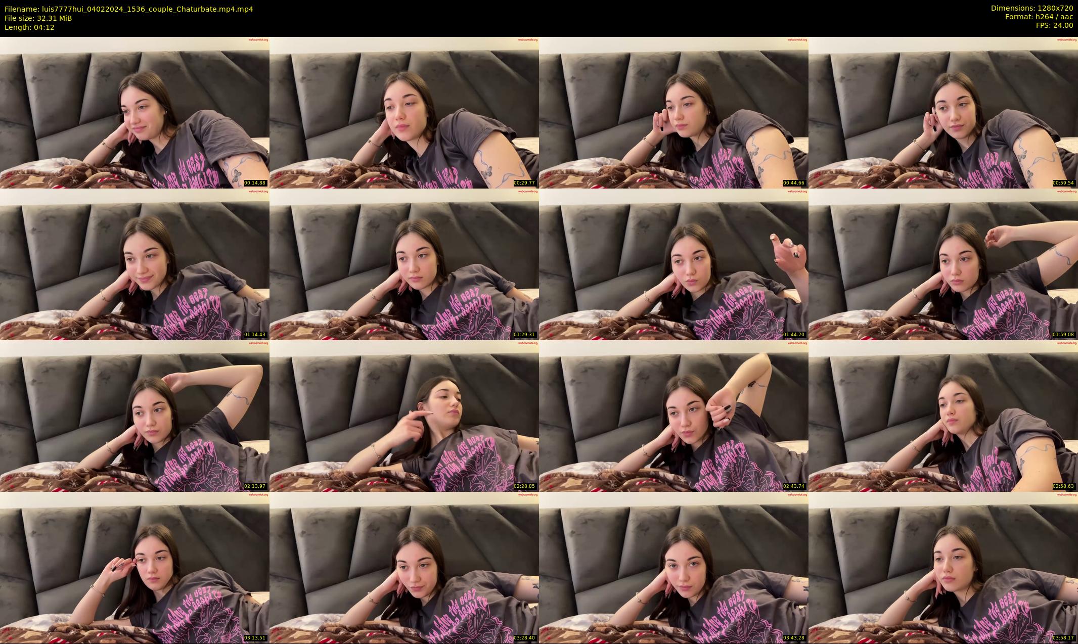 luis7777hui — 5 minute Chaturbate couple cam show recording, 720p, Feb 4, 2024