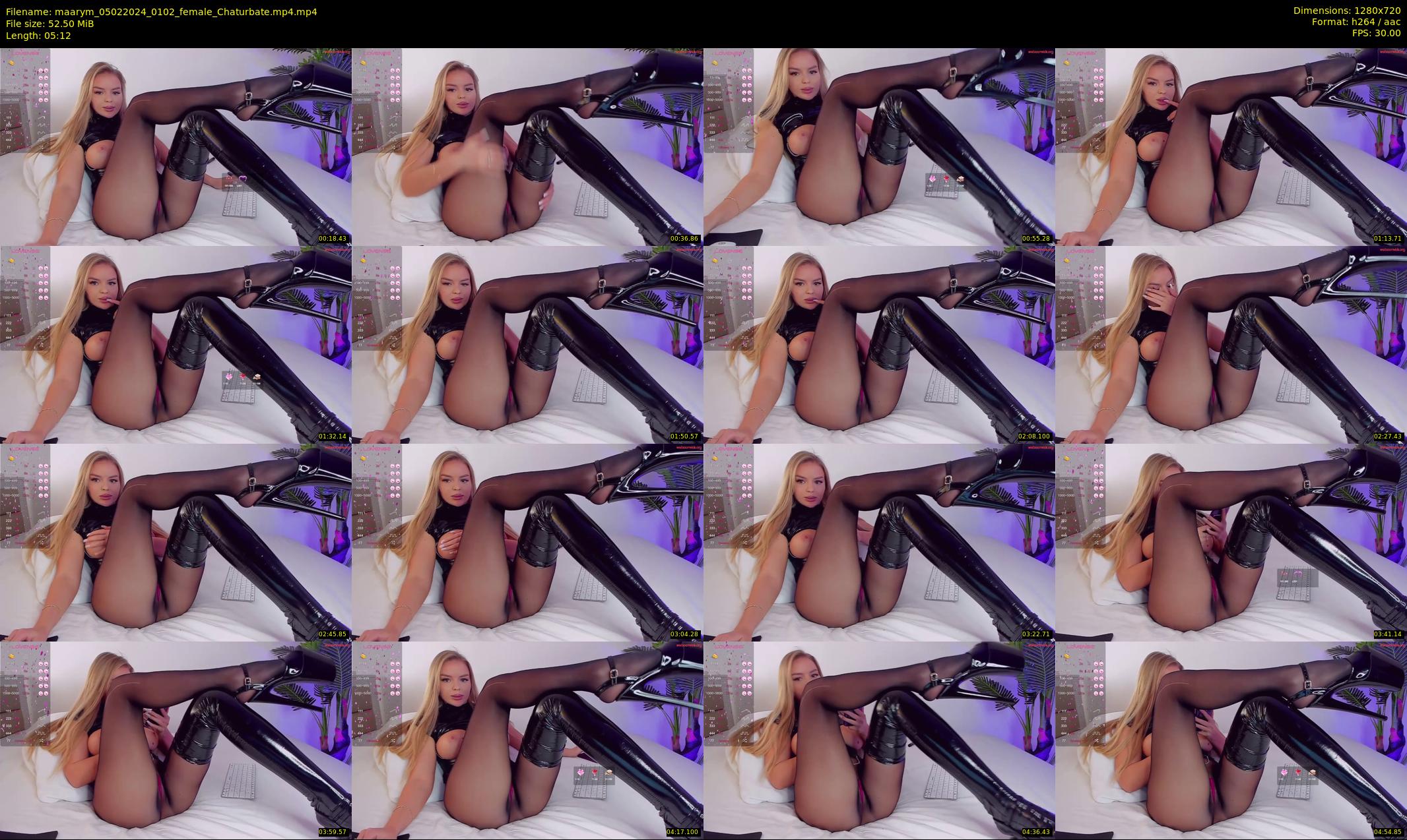 maarym — 6 minute Chaturbate couple cam show recording, 720p, Feb 5, 2024