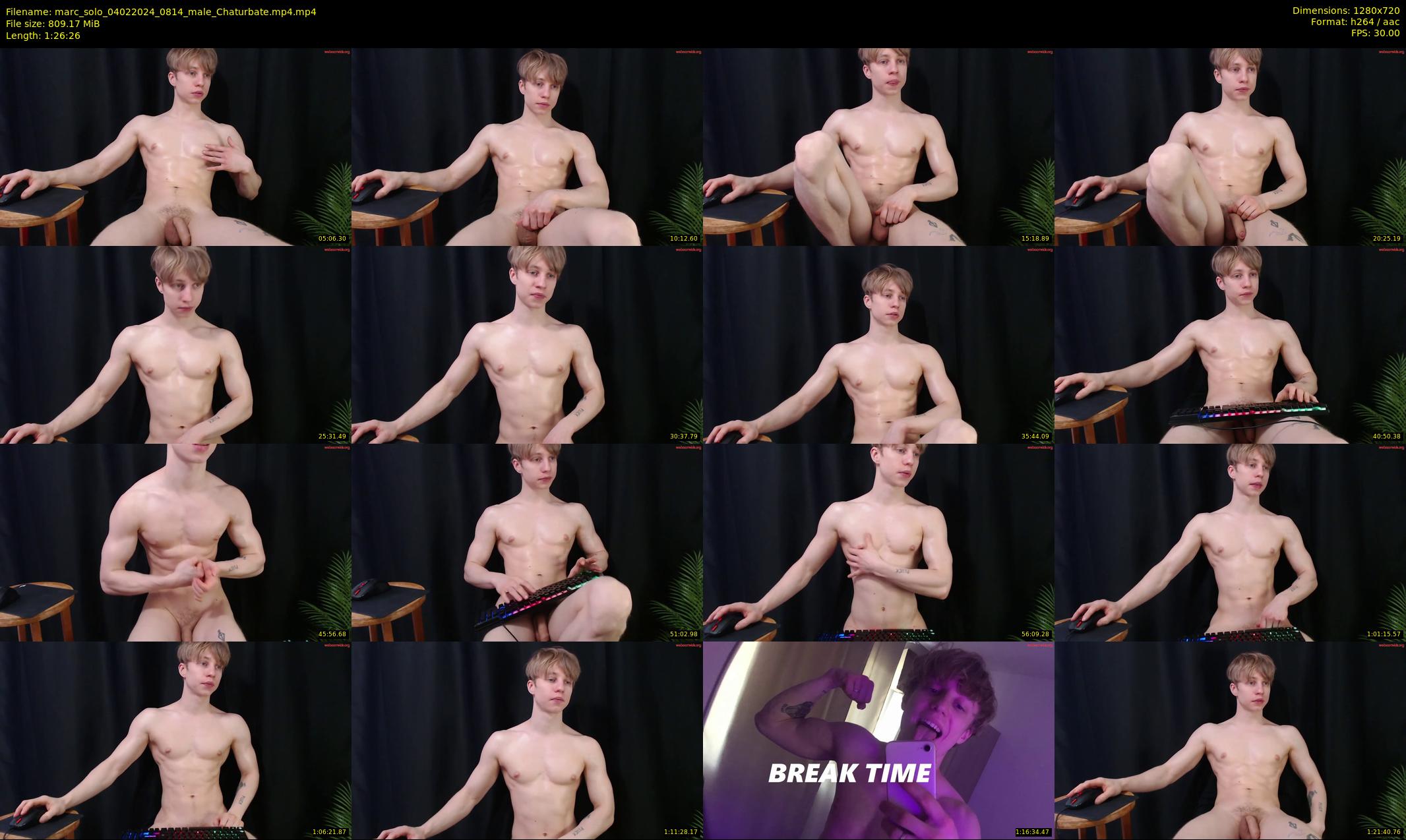 marc_solo — 87 minute Chaturbate male cam show recording, 720p, Feb 4, 2024