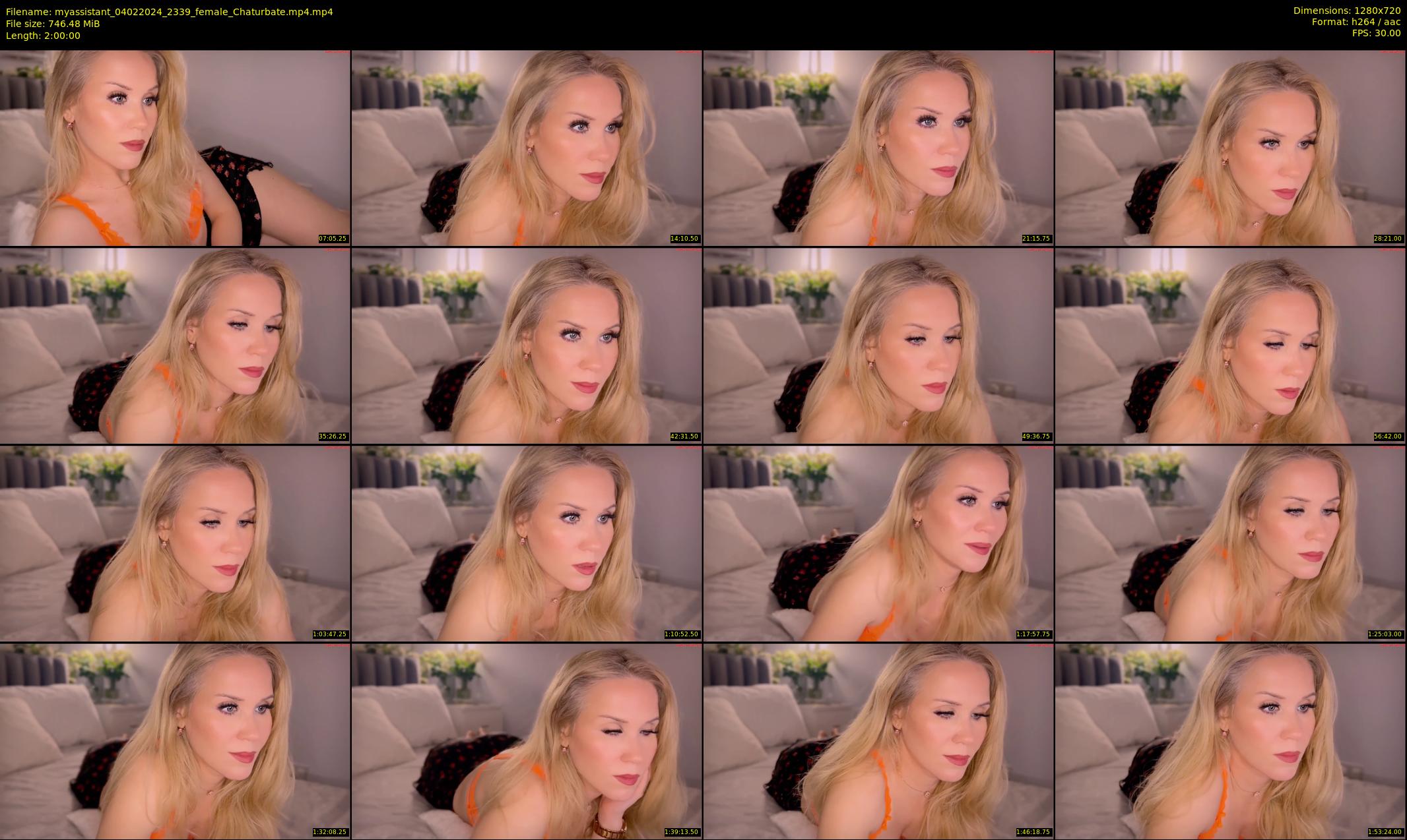 myassistant — 120 minute Chaturbate female cam show recording, 720p, Feb 4, 2024
