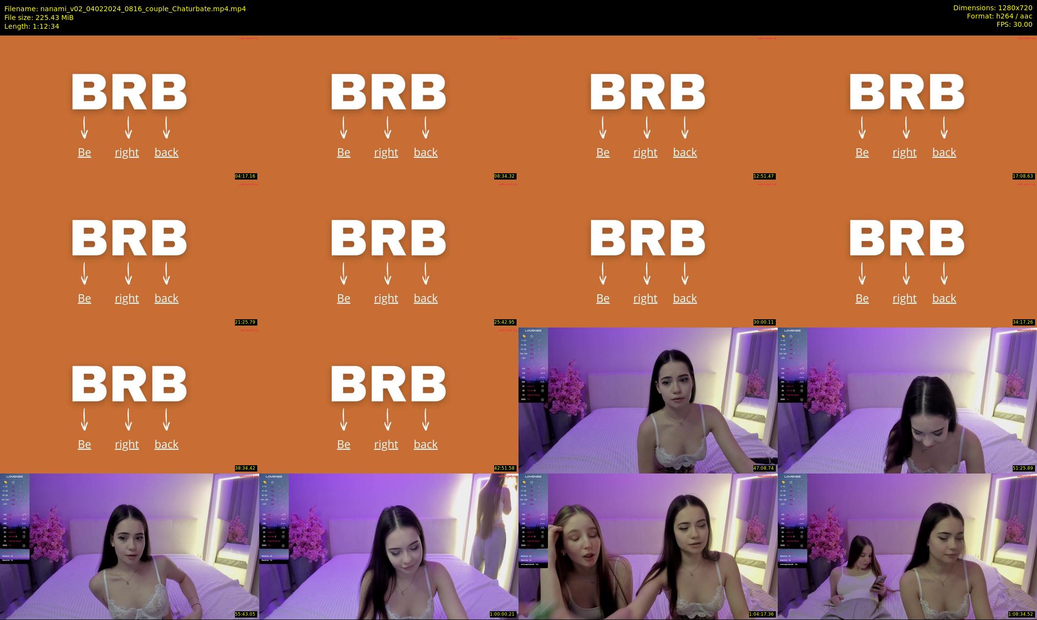 nanami_v02 — 73 minute Chaturbate couple cam show recording, 720p, Feb 4, 2024