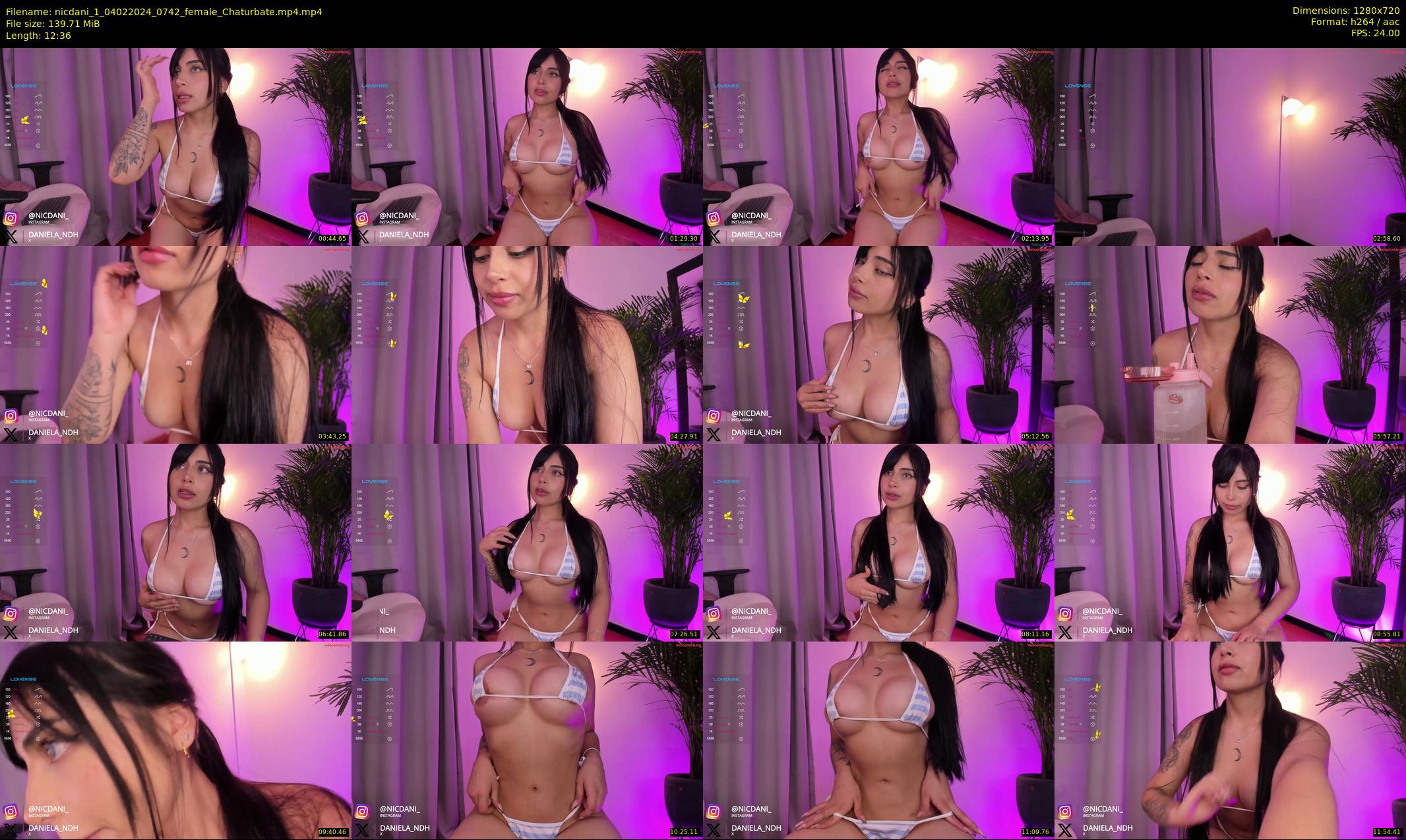 nicdani_1 — 13 minute Chaturbate female cam show recording, 720p, Feb 4, 2024