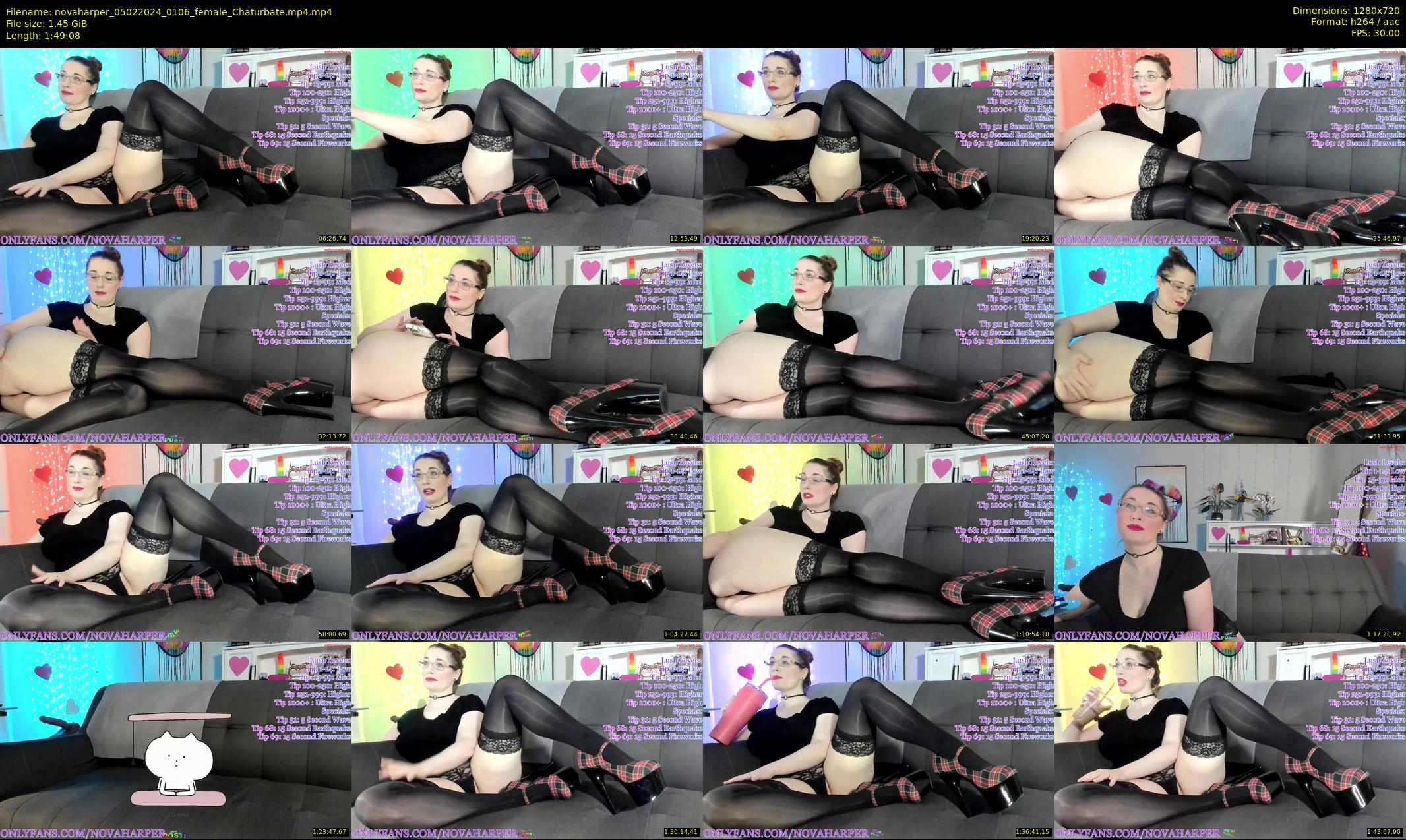 novaharper — 110 minute Chaturbate female cam show recording, 720p, Feb 5, 2024