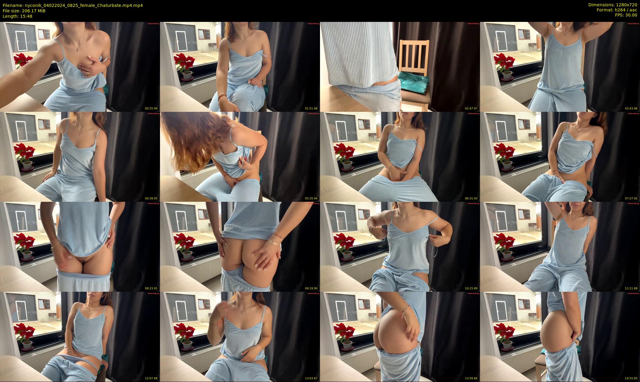nyconik — 16 minute Chaturbate female cam show recording, 720p, Feb 4, 2024