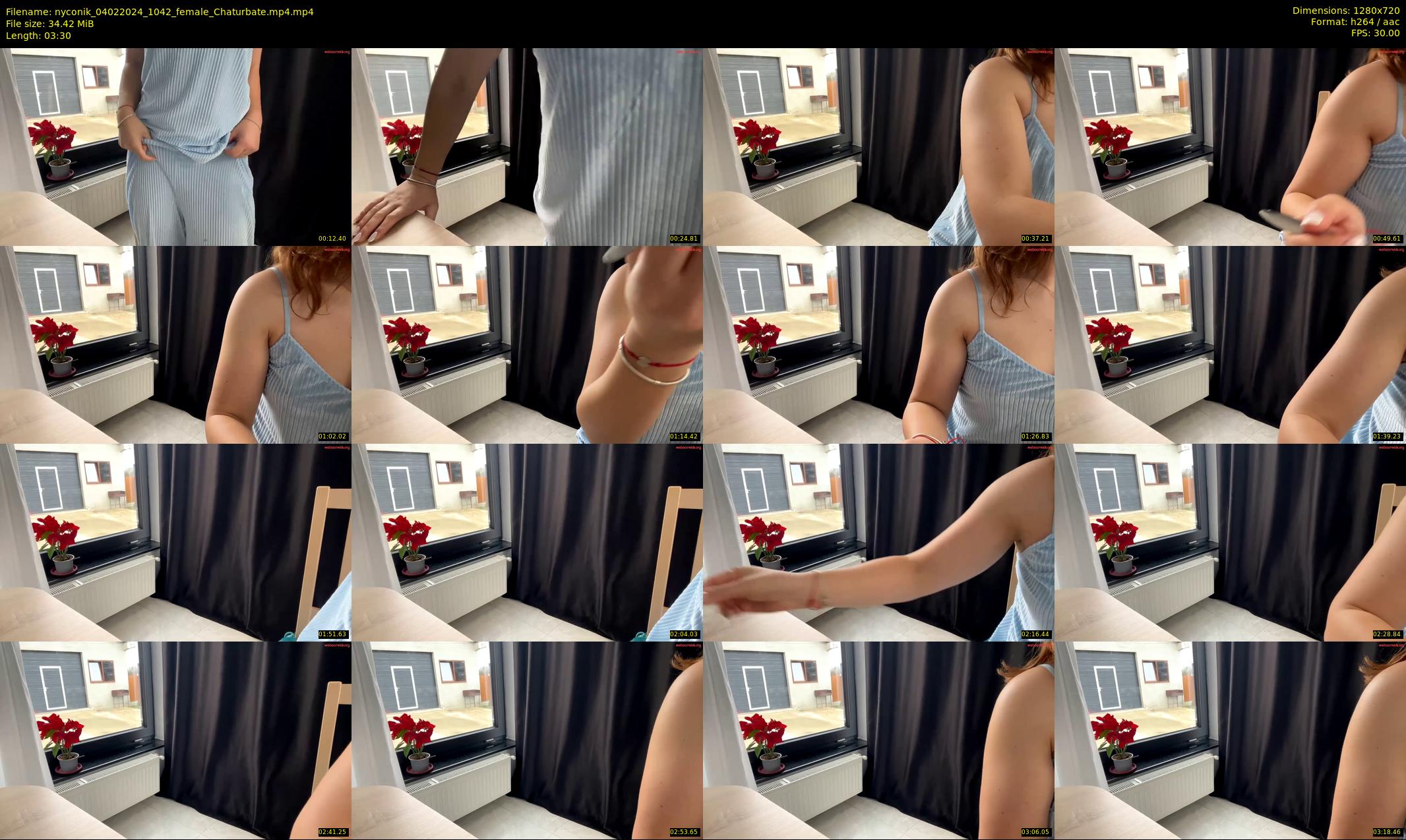 nyconik — 4 minute Chaturbate female cam show recording, 720p, Feb 4, 2024
