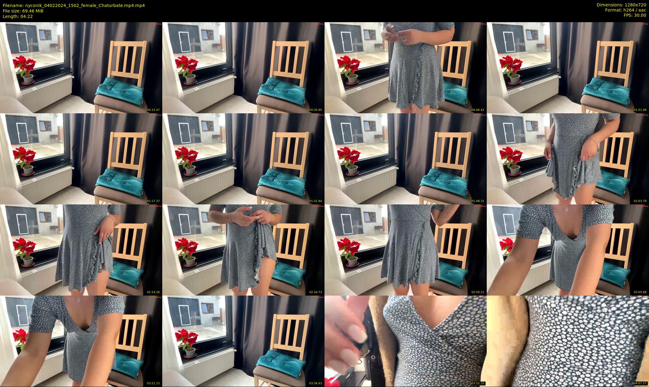 nyconik — 5 minute Chaturbate female cam show recording, 720p, Feb 4, 2024