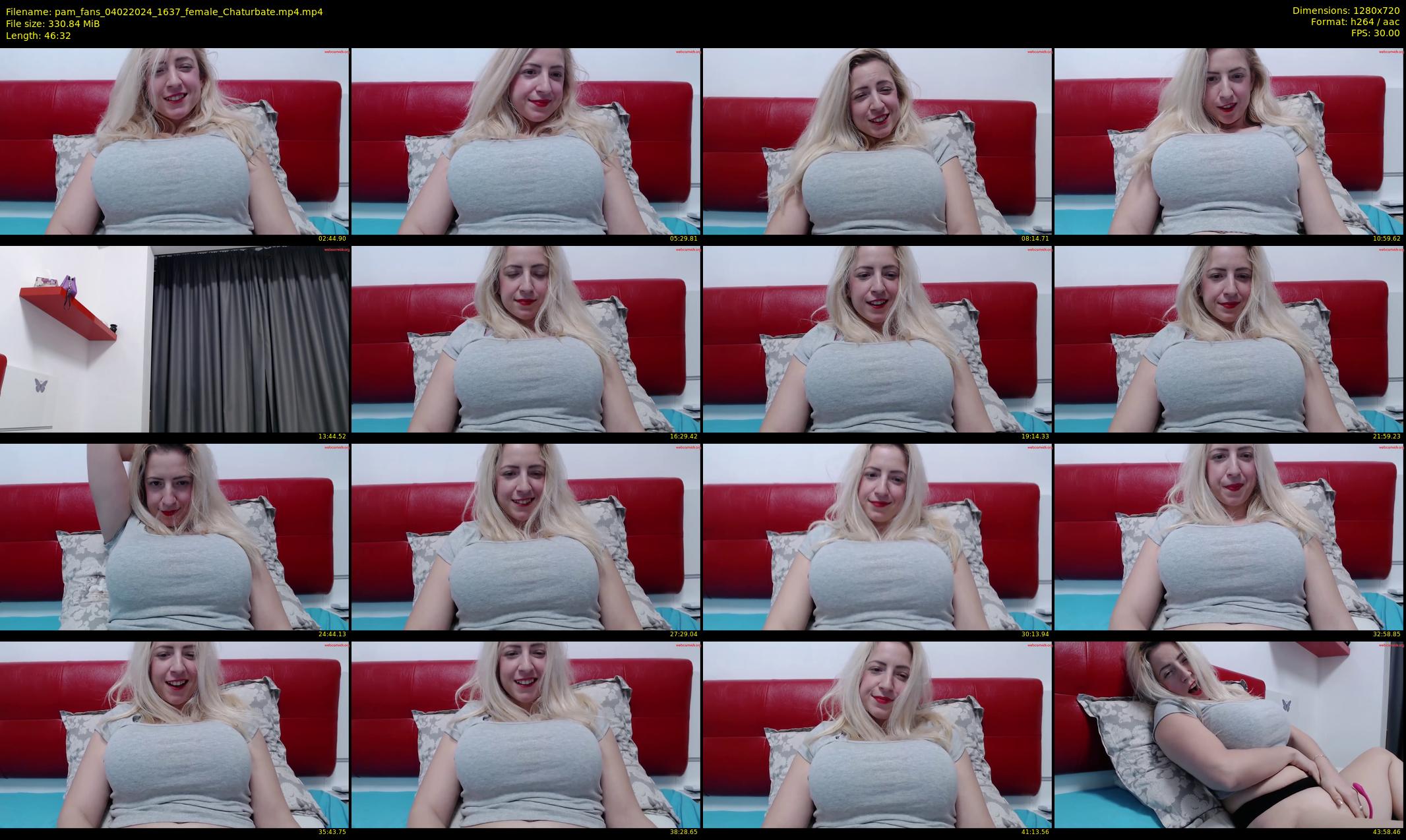 pam_fans — 47 minute Chaturbate female cam show recording, 720p, Feb 4, 2024