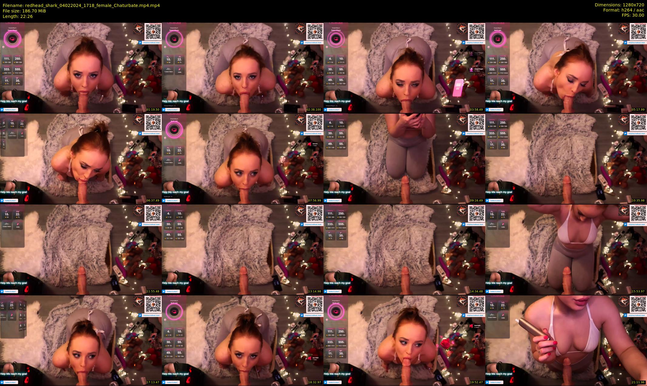 redhead_shark — 23 minute Chaturbate female cam show recording, 720p, Feb 4, 2024