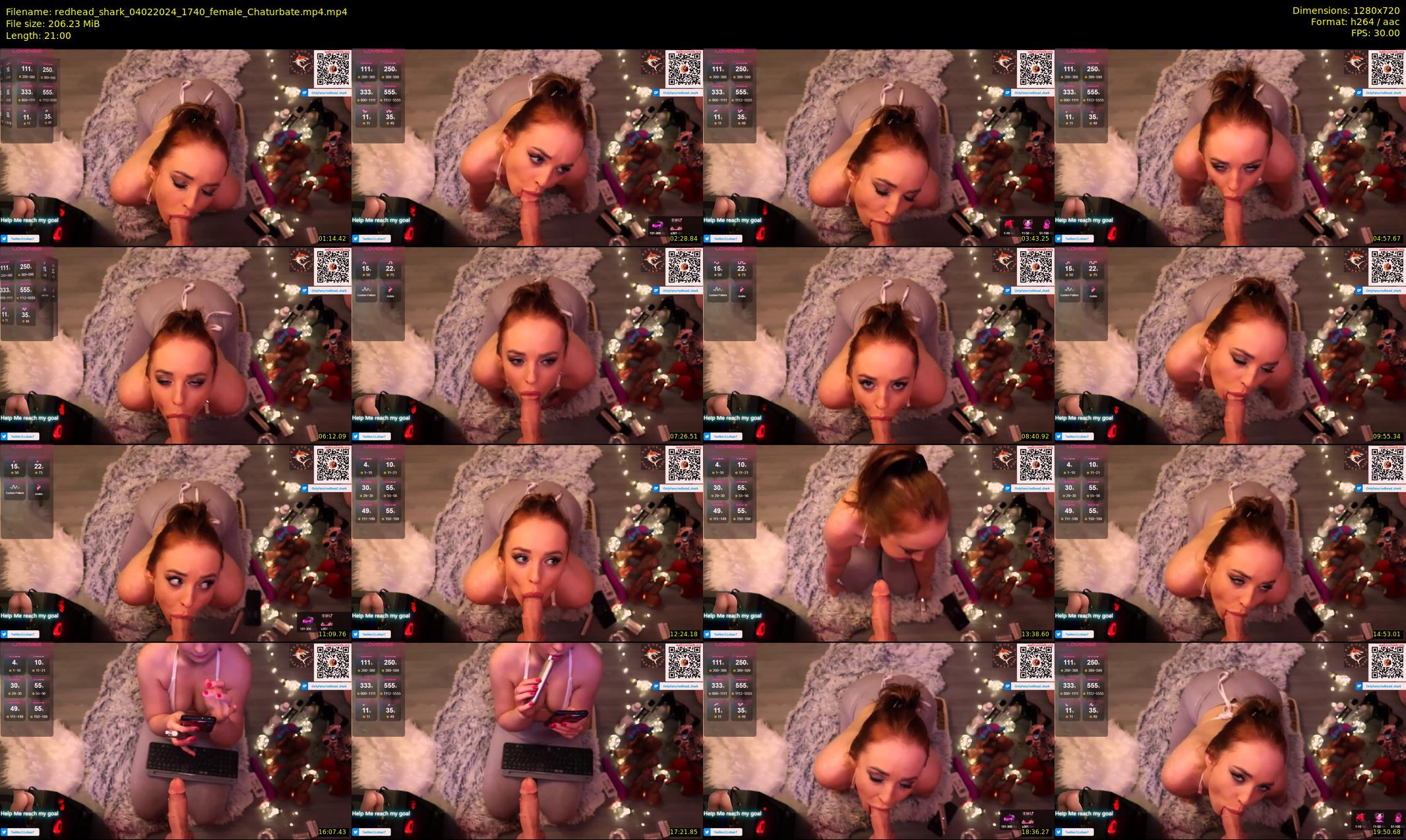 redhead_shark — 21 minute Chaturbate female cam show recording, 720p, Feb 4, 2024