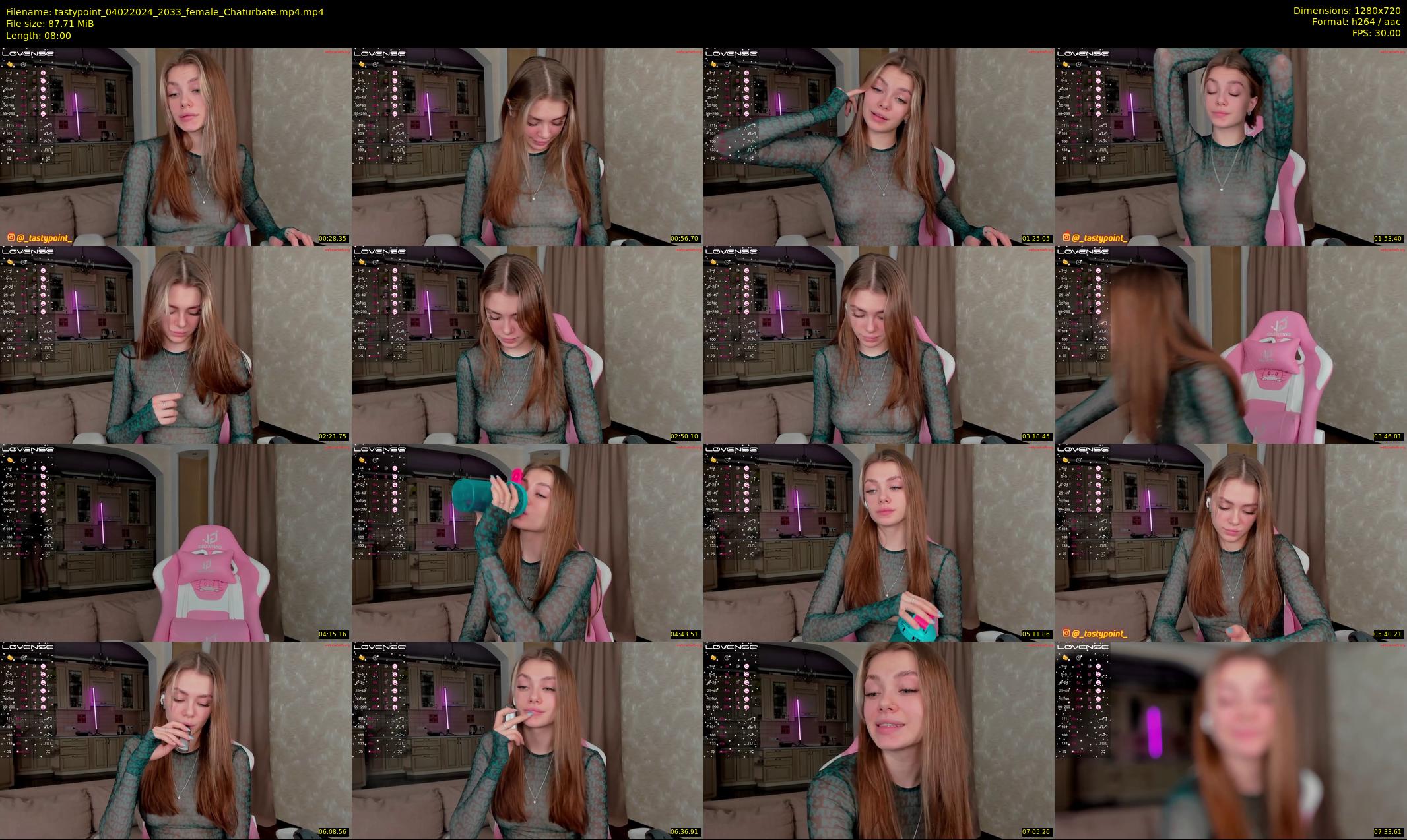 tastypoint — 8 minute Chaturbate female cam show recording, 720p, Feb 4, 2024