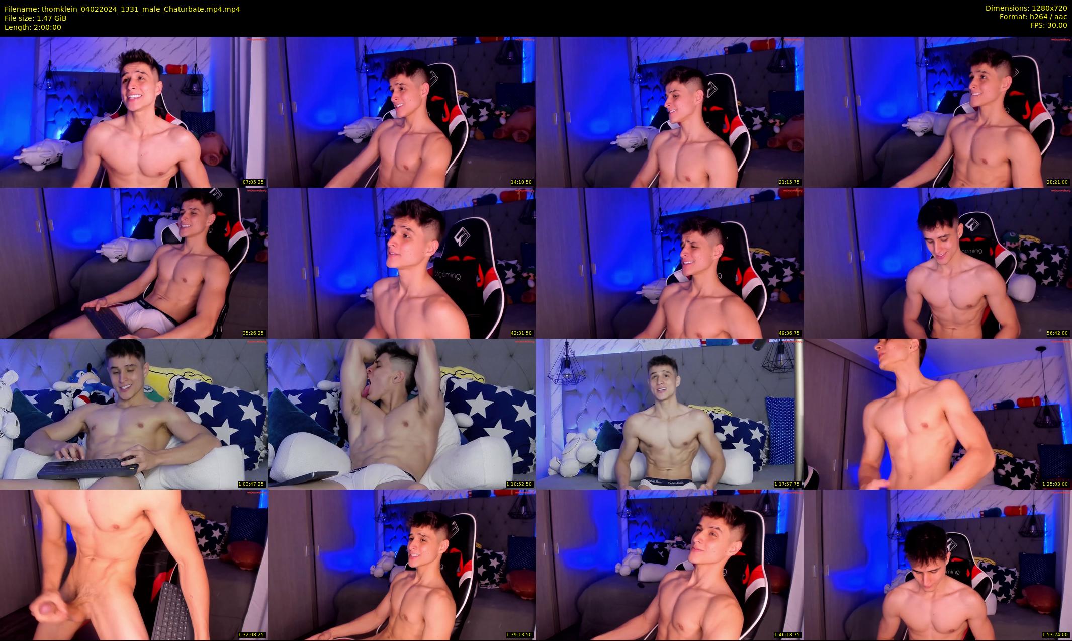 thomklein — 120 minute Chaturbate male cam show recording, 720p, Feb 4, 2024