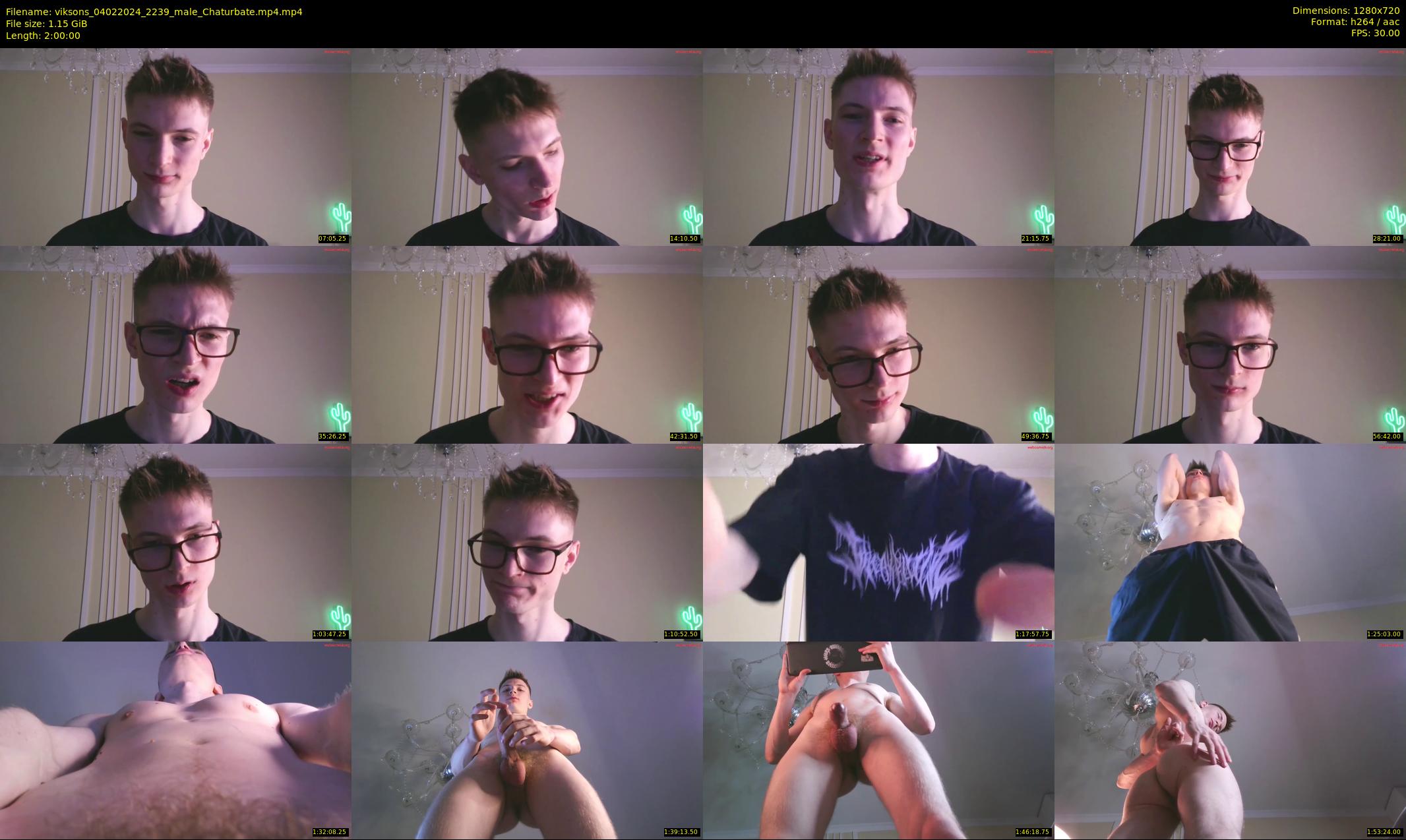viksons — 120 minute Chaturbate male cam show recording, 720p, Feb 4, 2024