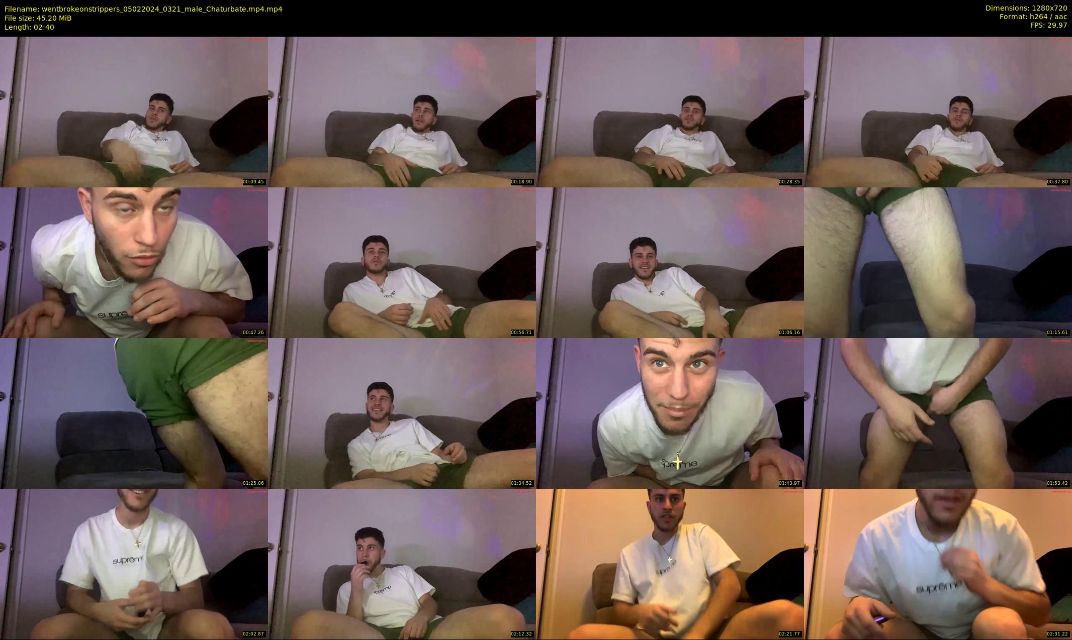 wentbrokeonstrippers — 3 minute Chaturbate male cam show recording, 720p, Feb 5, 2024
