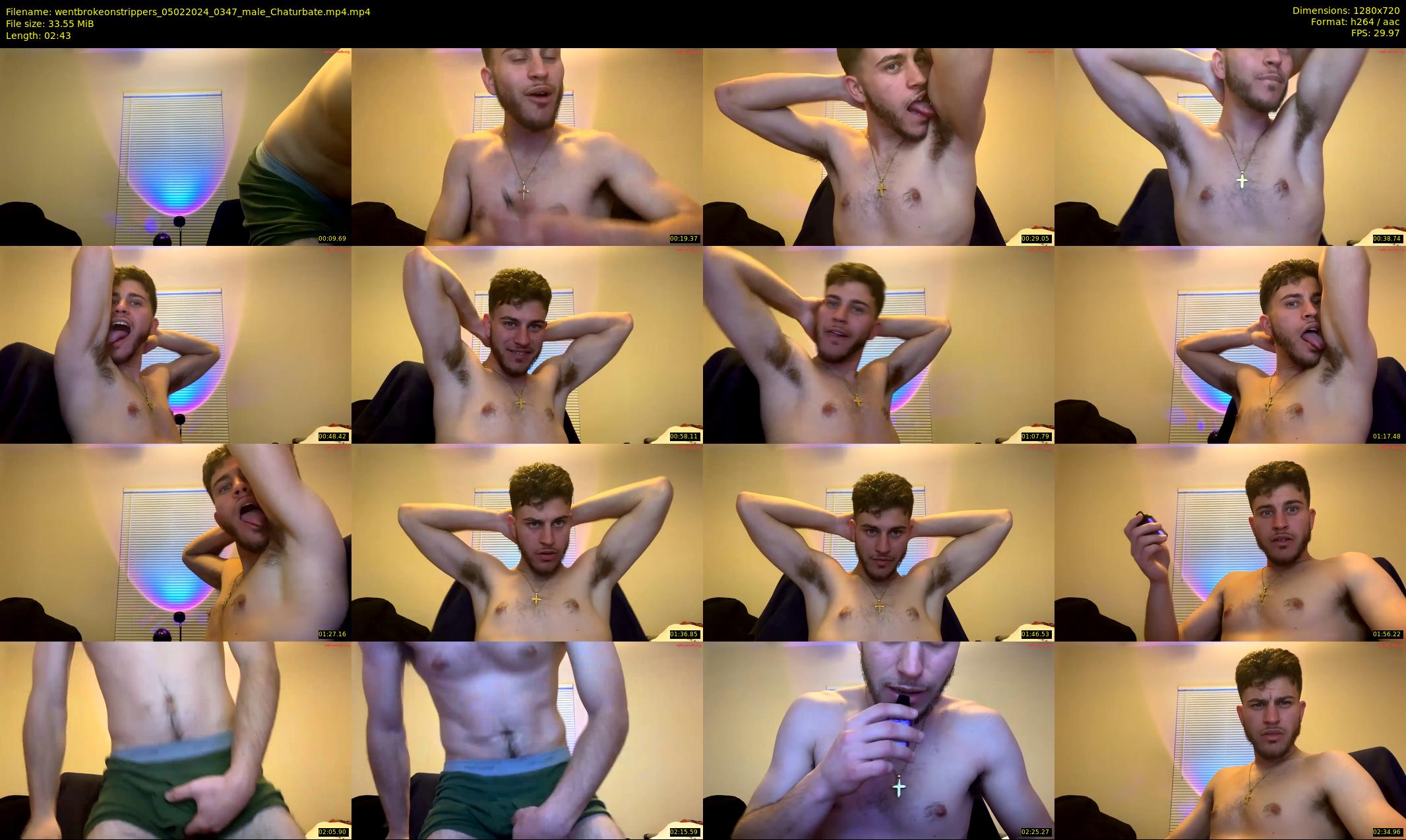 wentbrokeonstrippers — 3 minute Chaturbate male cam show recording, 720p, Feb 5, 2024