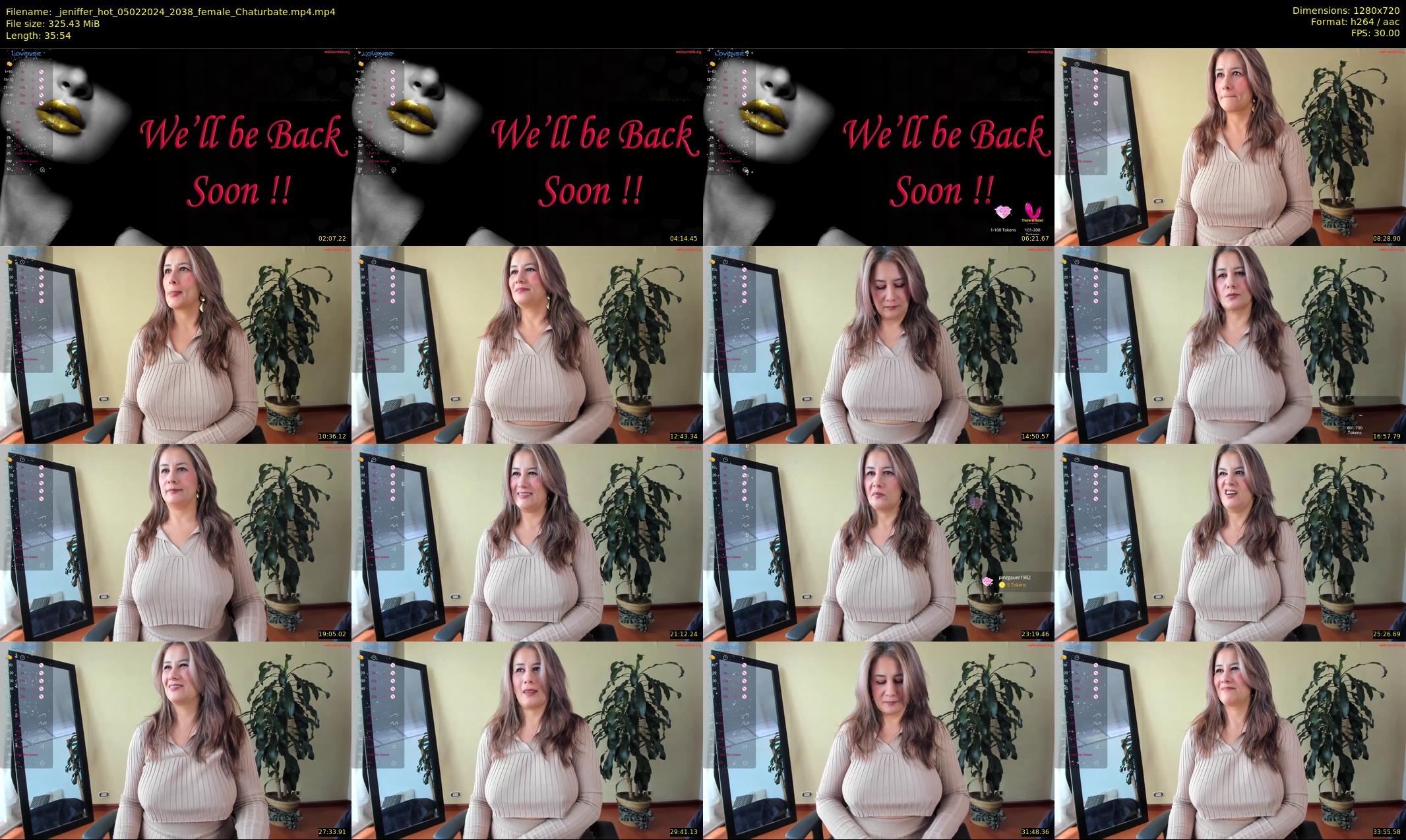 _jeniffer_hot — 36 minute Chaturbate female cam show recording, 720p, Feb 5, 2024