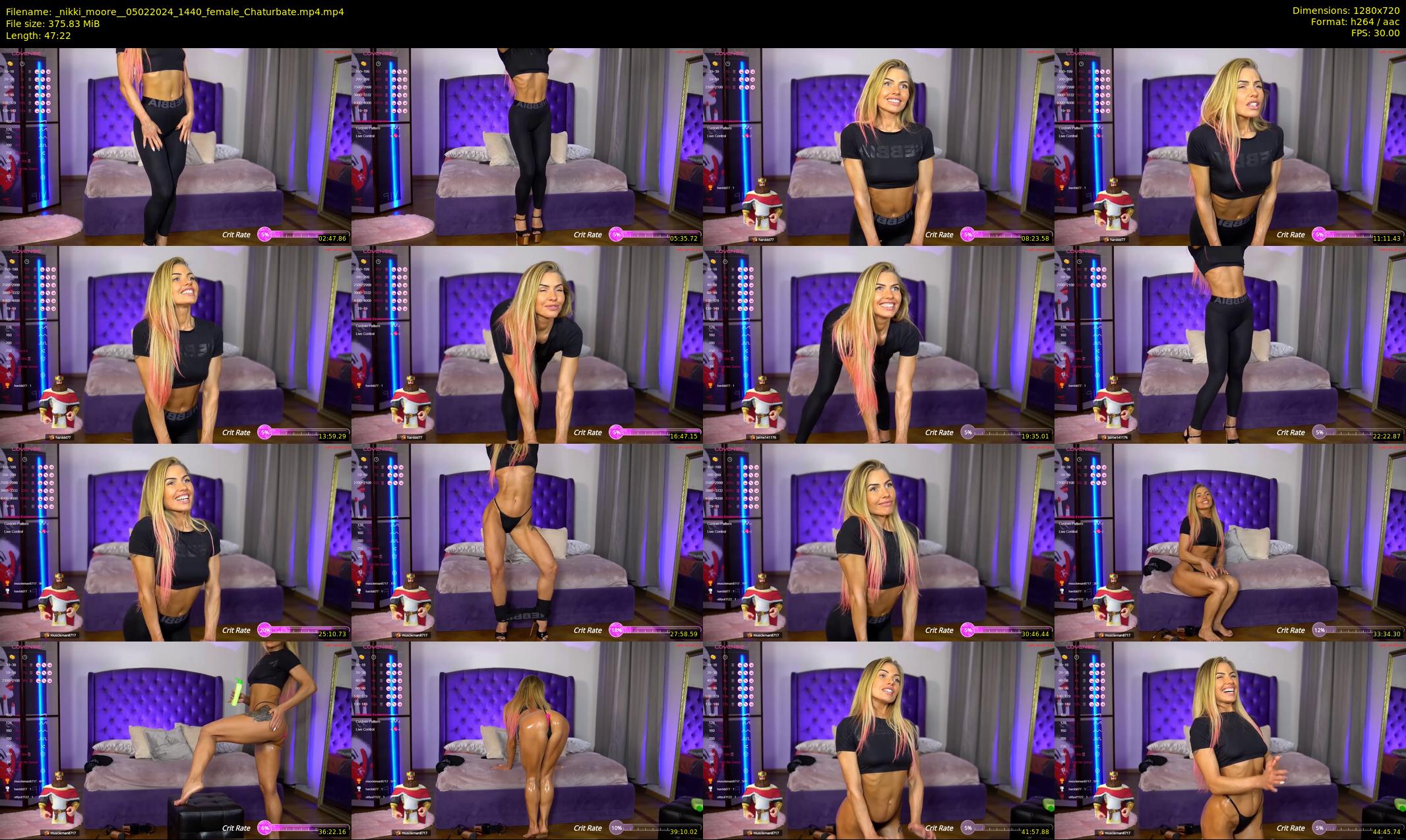 _nikki_moore_ — 48 minute Chaturbate female cam show recording, 720p, Feb 5, 2024