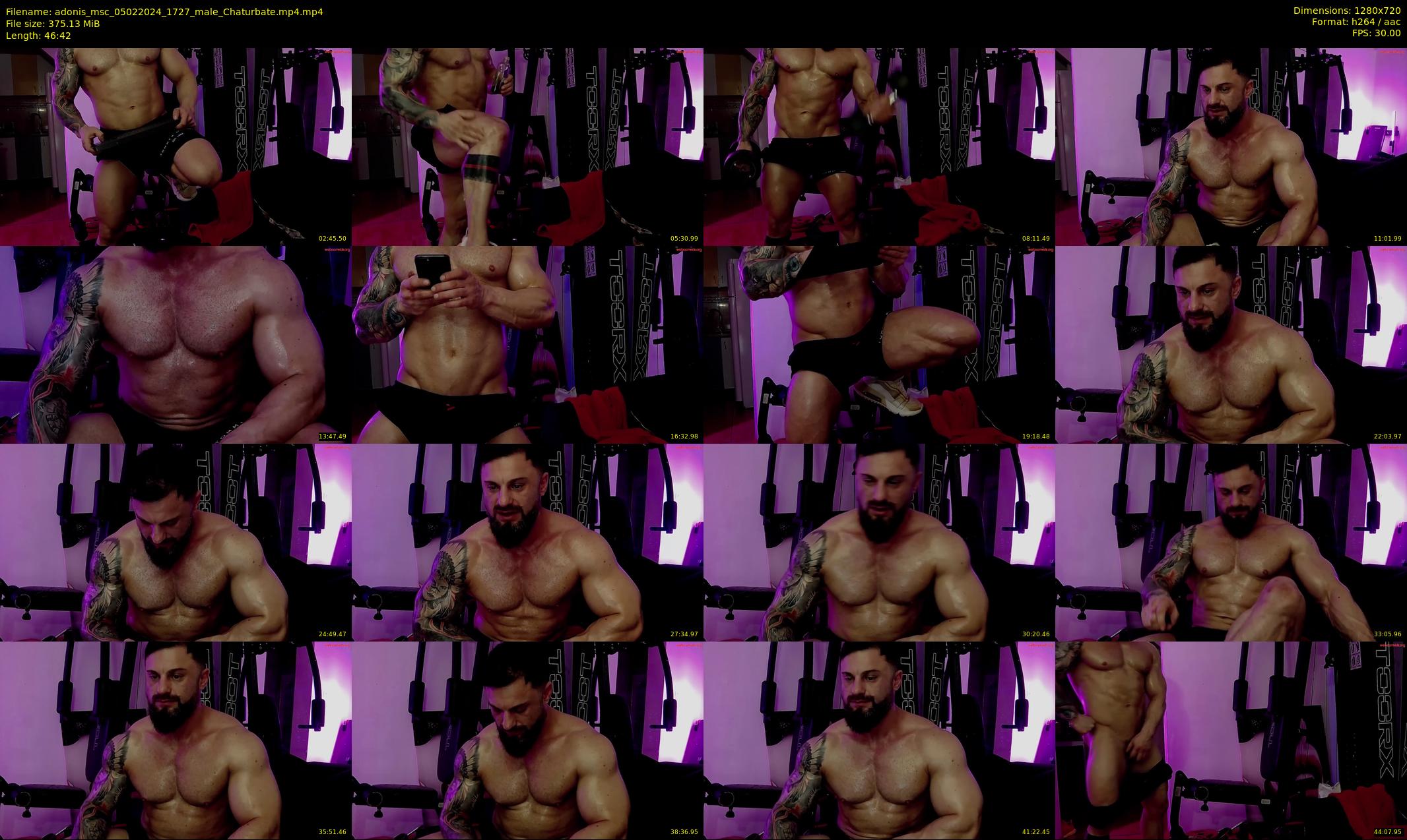 adonis_msc — 47 minute Chaturbate male cam show recording, 720p, Feb 5, 2024