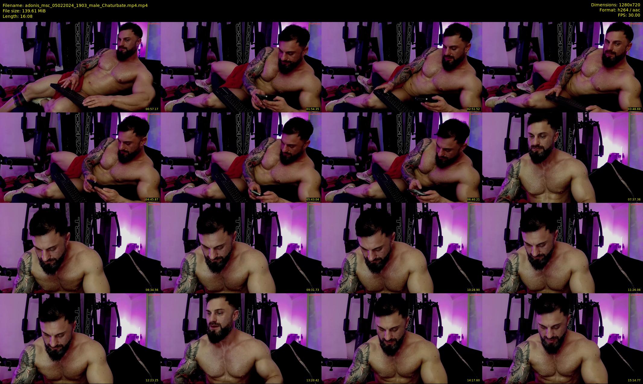 adonis_msc — 17 minute Chaturbate male cam show recording, 720p, Feb 5, 2024
