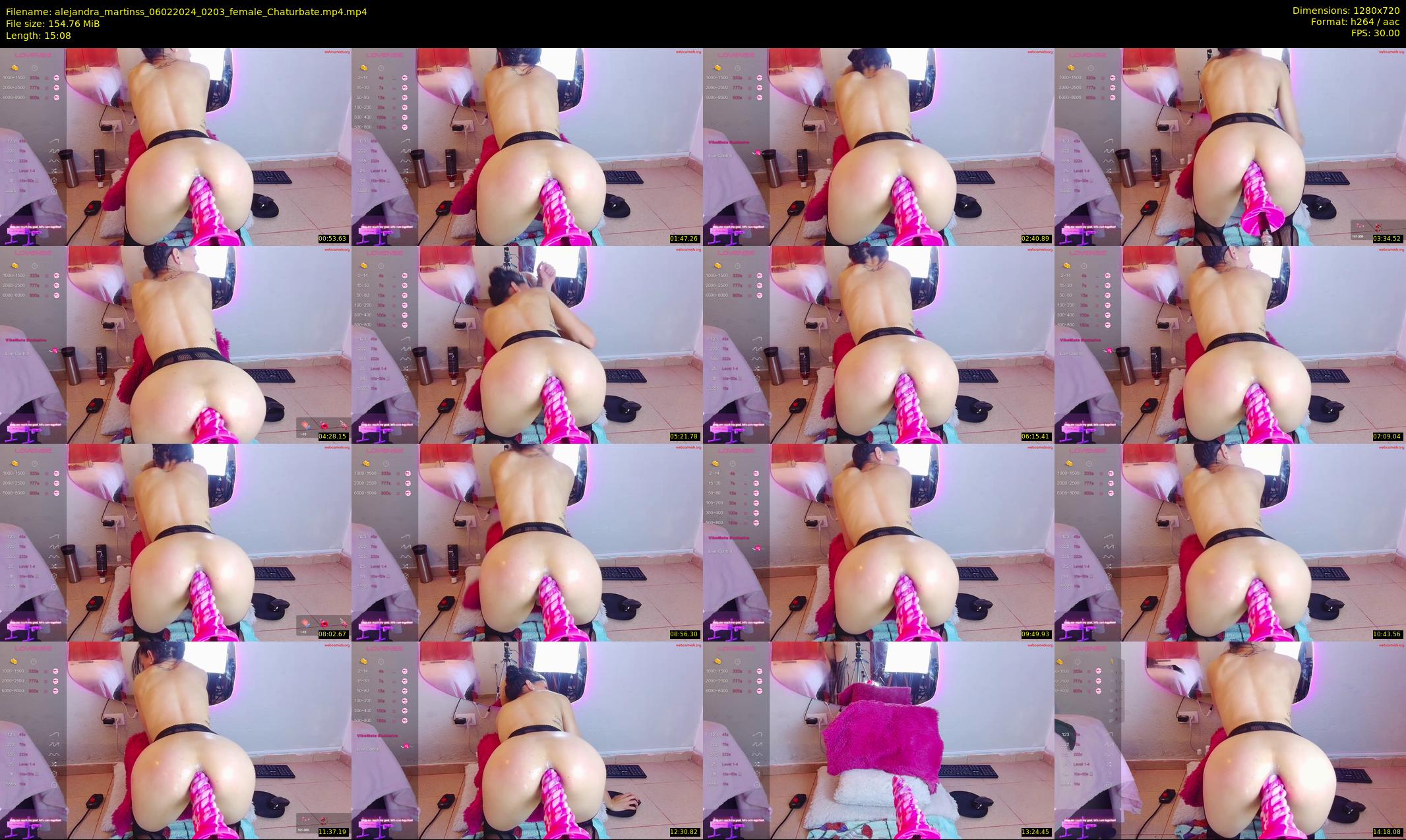alejandra_martinss — 16 minute Chaturbate female cam show recording, 720p, Feb 6, 2024