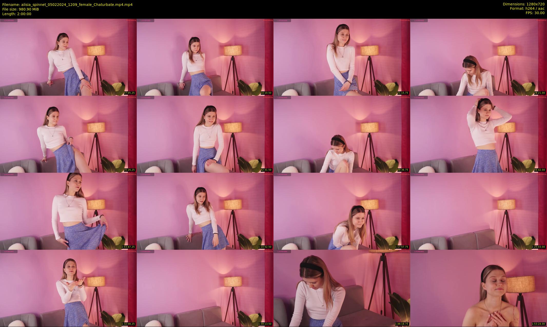 alisia_spinnet — 120 minute Chaturbate female cam show recording, 720p, Feb 5, 2024