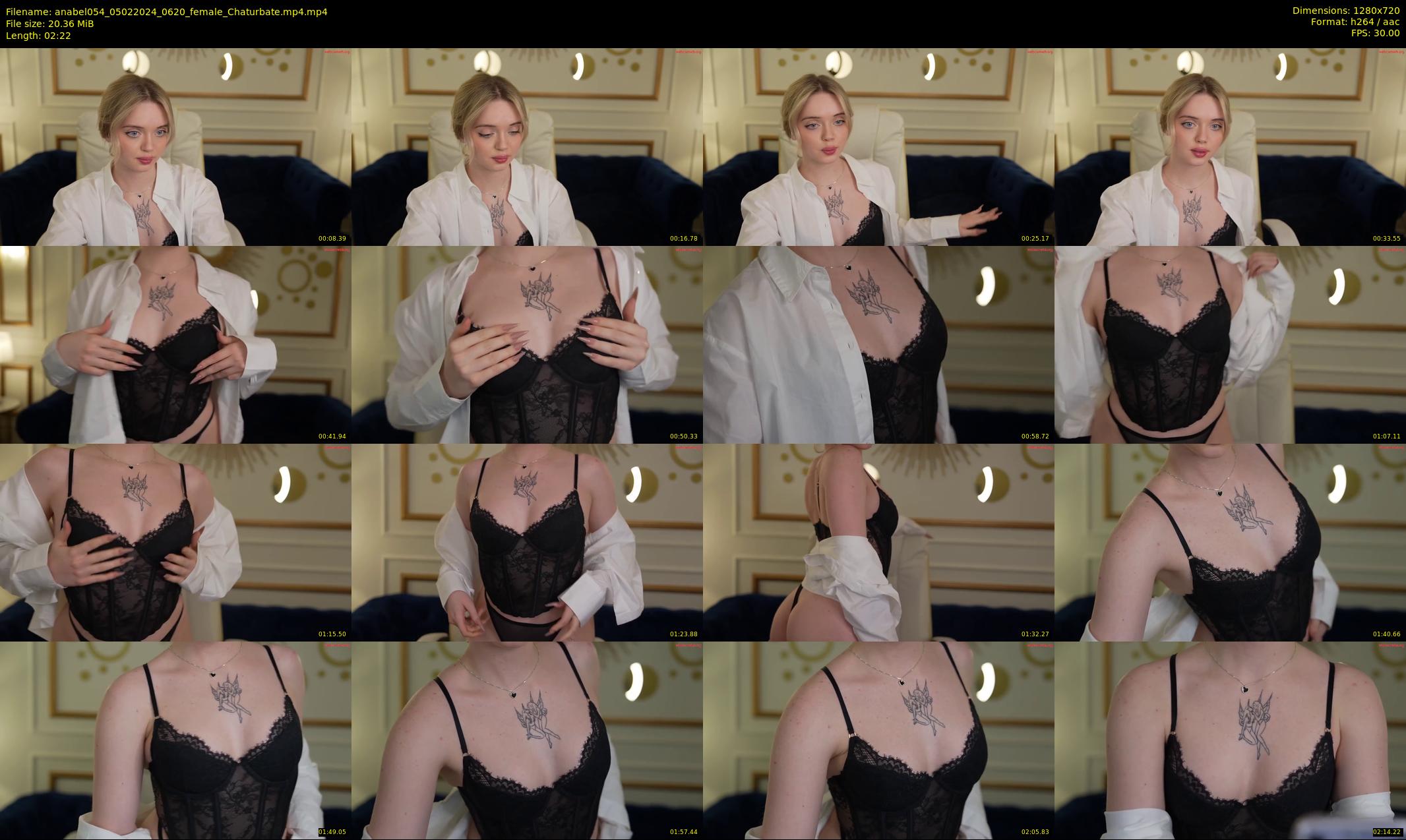 anabel054 — 3 minute Chaturbate female cam show recording, 720p, Feb 5, 2024