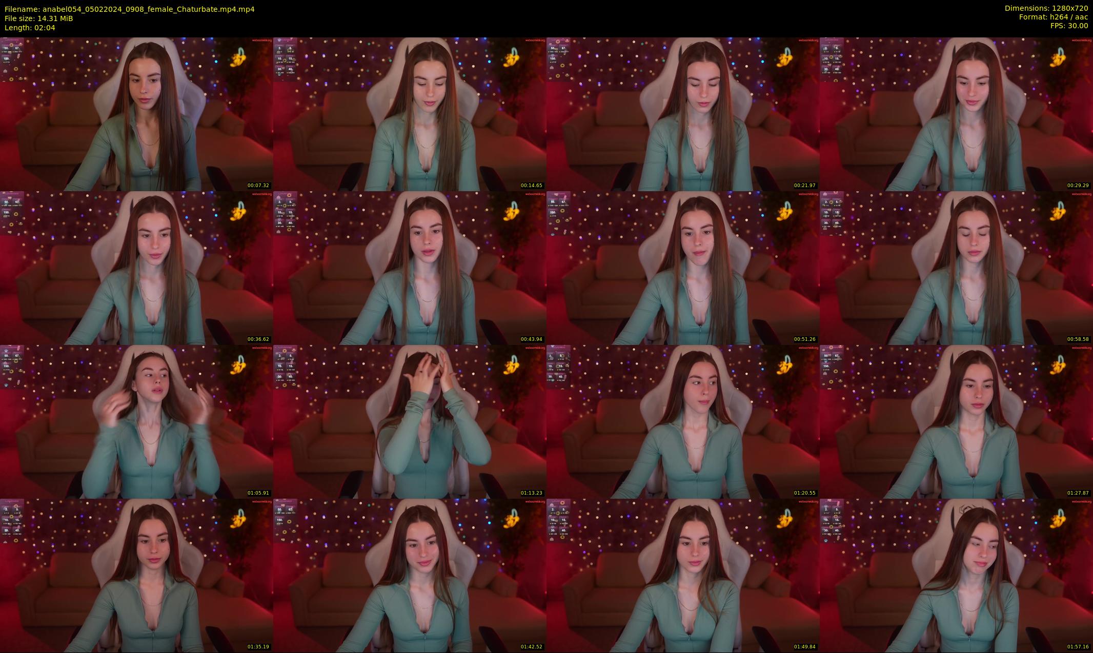 anabel054 — 3 minute Chaturbate female cam show recording, 720p, Feb 5, 2024