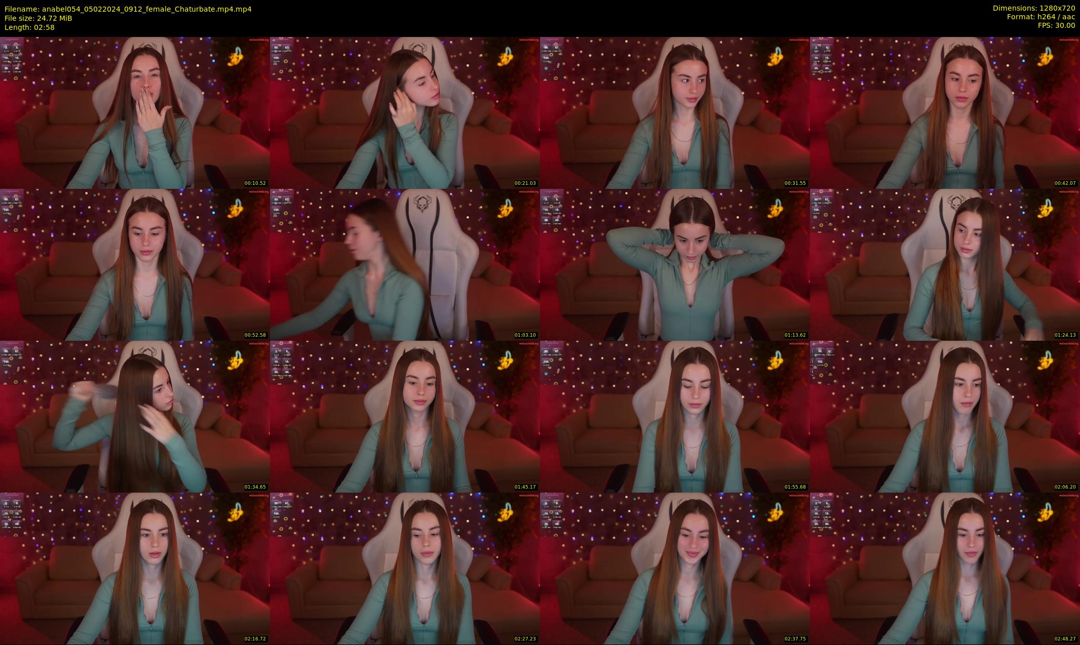 anabel054 — 3 minute Chaturbate female cam show recording, 720p, Feb 5, 2024