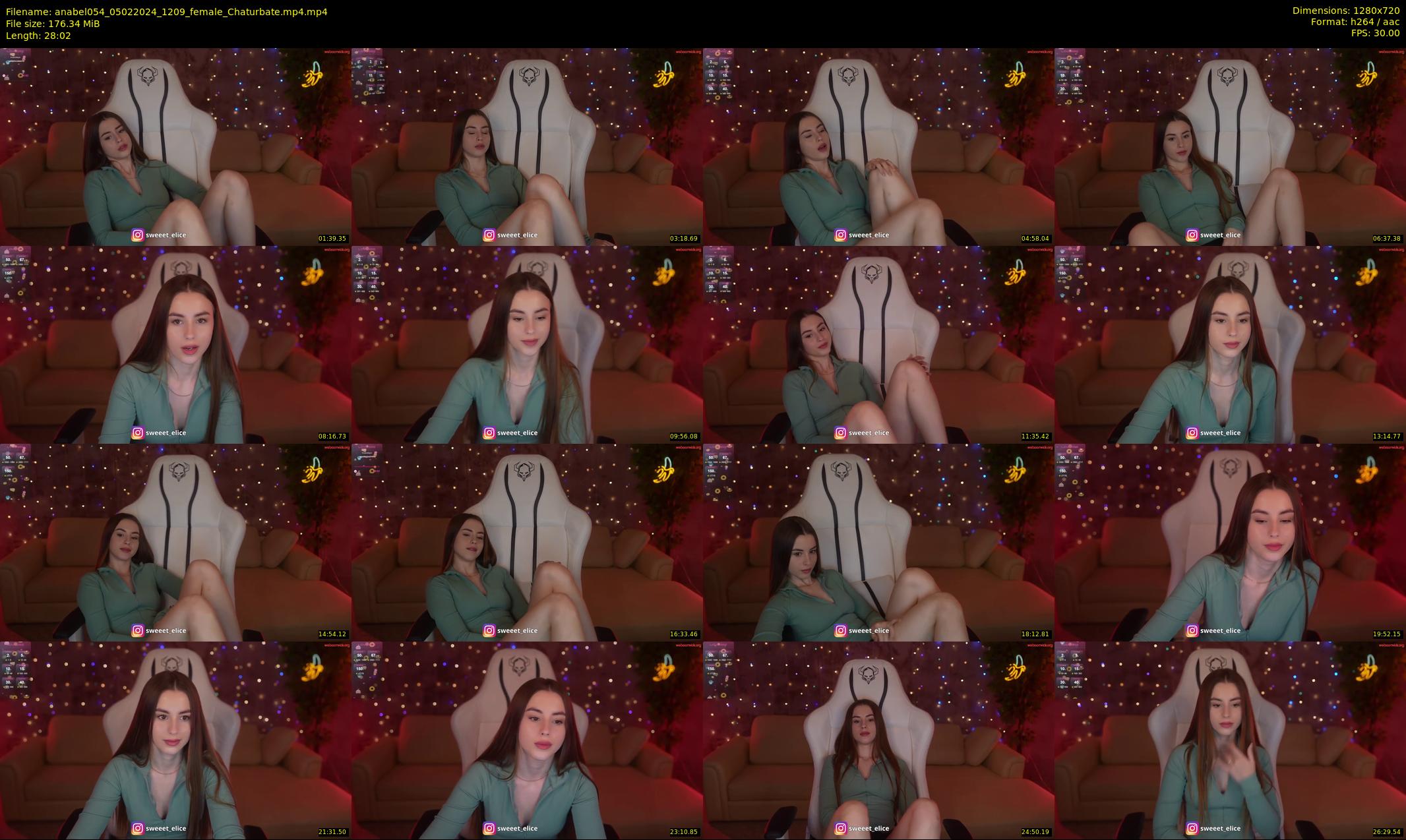 anabel054 — 29 minute Chaturbate female cam show recording, 720p, Feb 5, 2024