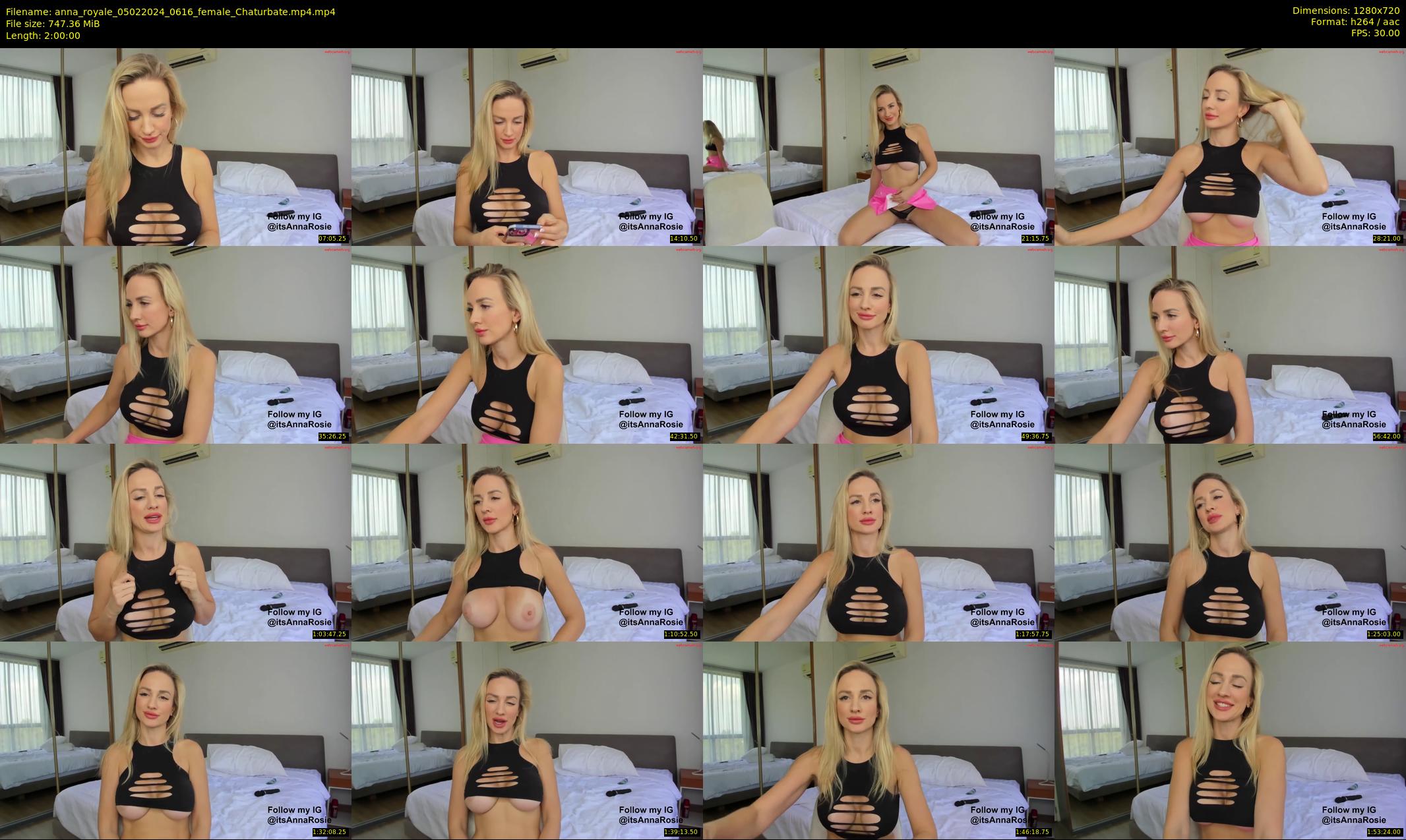 anna_royale — 120 minute Chaturbate female cam show recording, 720p, Feb 5, 2024