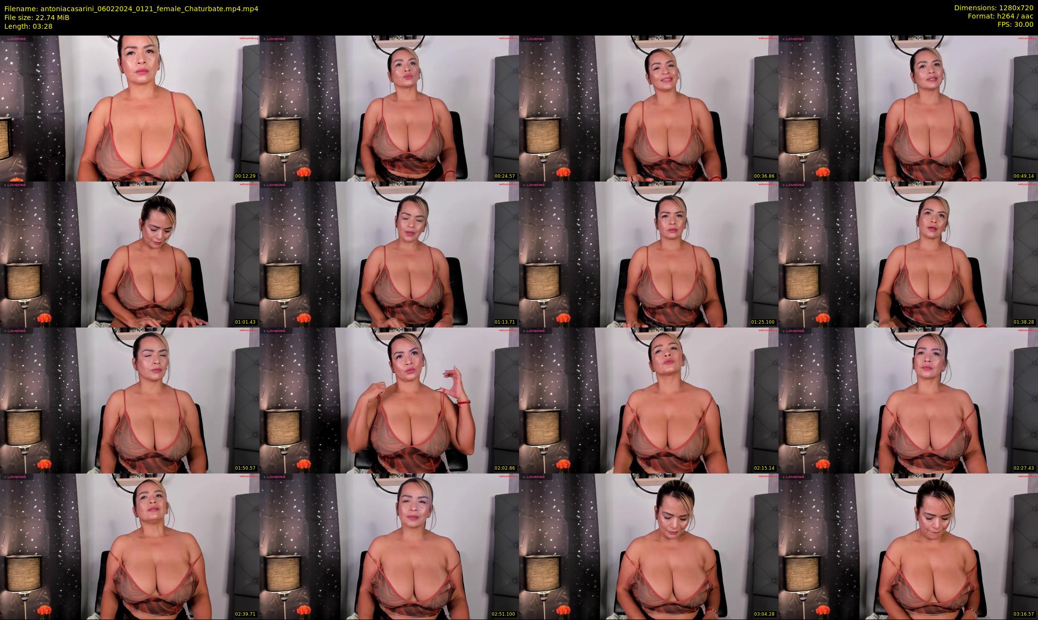 antoniacasarini — 4 minute Chaturbate female cam show recording, 720p, Feb 6, 2024