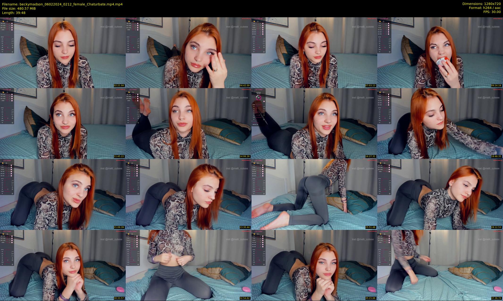 beckymadson — 40 minute Chaturbate female cam show recording, 720p, Feb 6, 2024