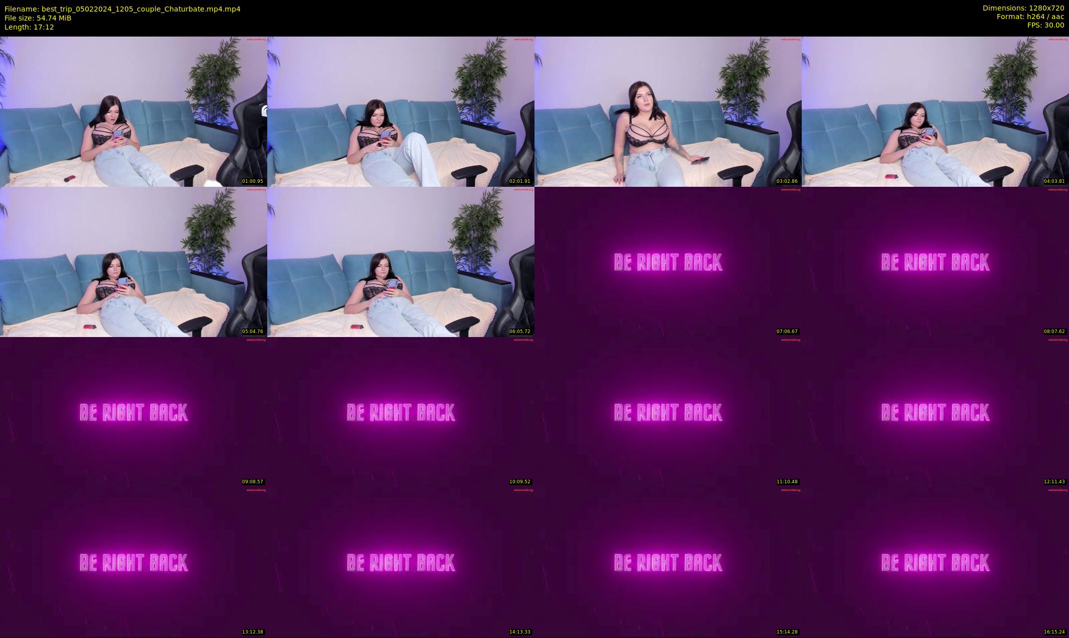 best_trip — 18 minute Chaturbate couple cam show recording, 720p, Feb 5, 2024