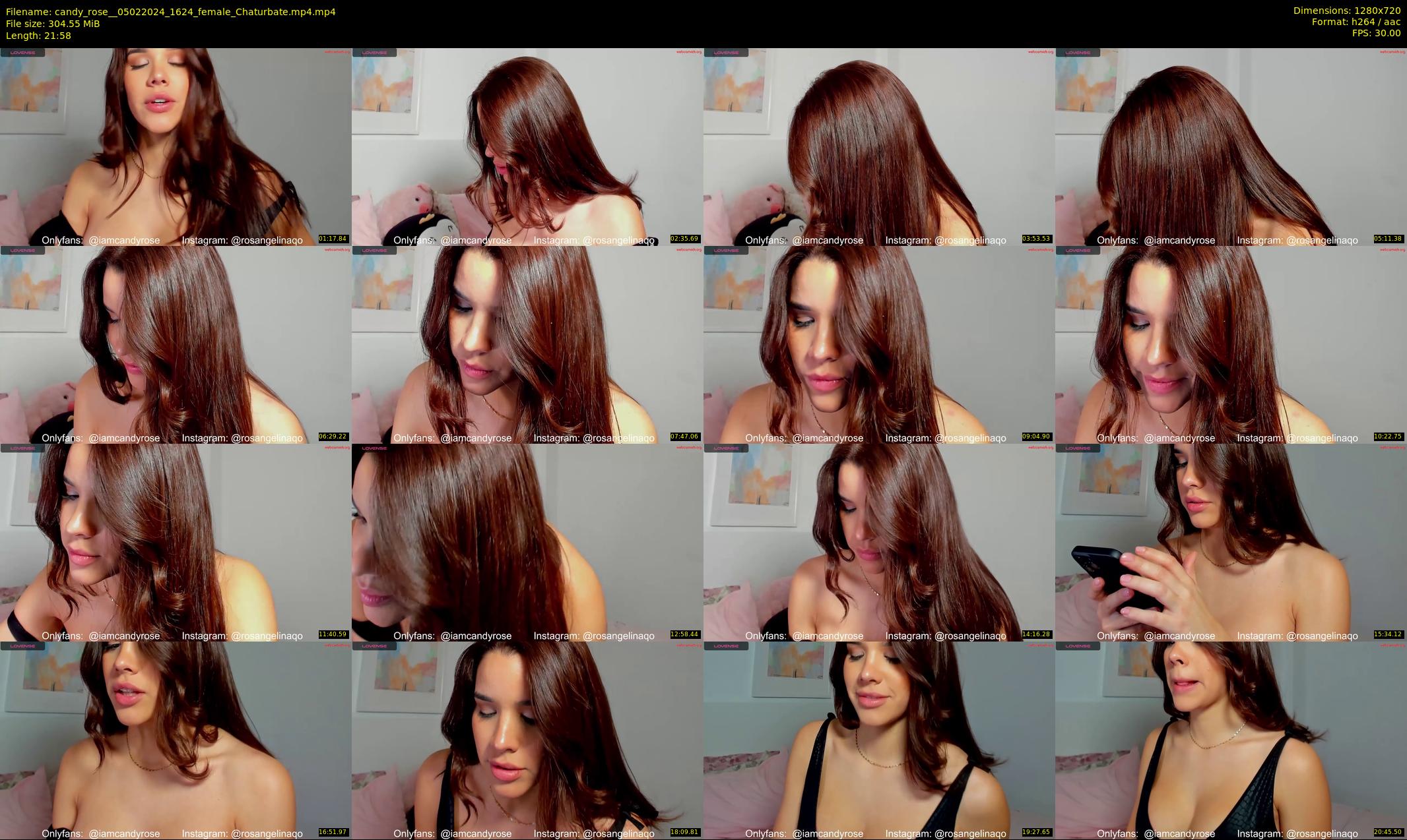 candy_rose_ — 22 minute Chaturbate female cam show recording, 720p, Feb 5, 2024