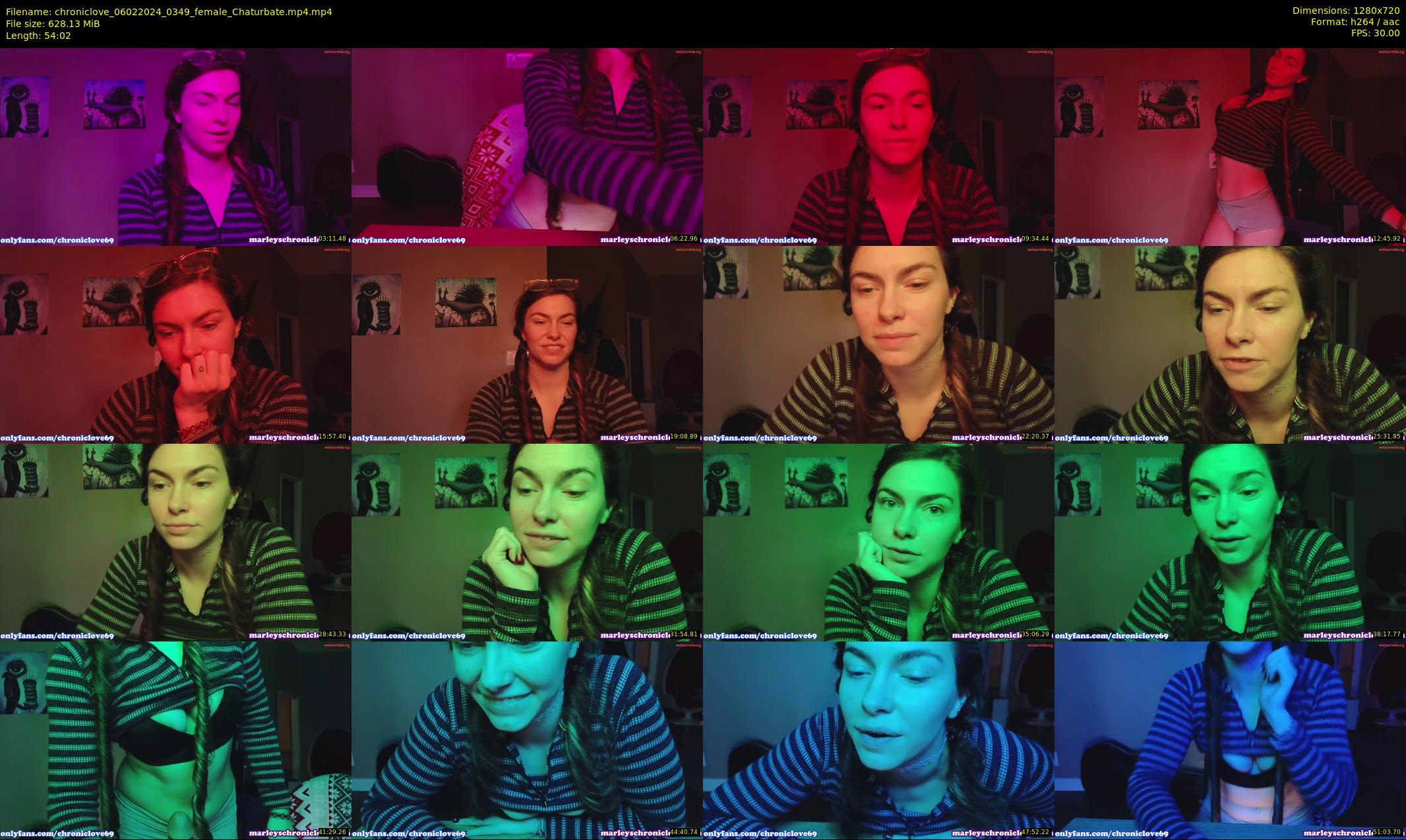 chroniclove — 55 minute Chaturbate female cam show recording, 720p, Feb 6, 2024