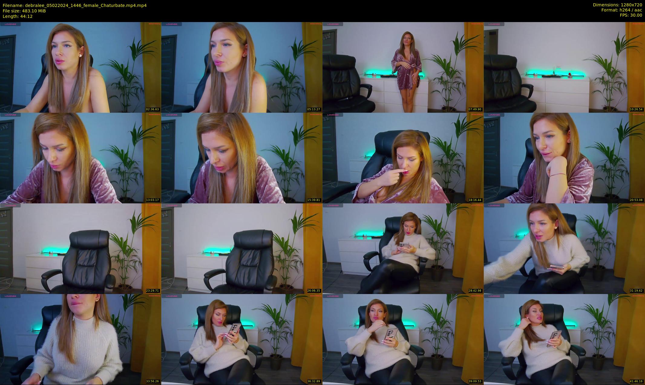 debralee — 45 minute Chaturbate female cam show recording, 720p, Feb 5, 2024